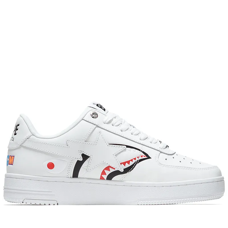 A Bathing Ape Shark Bape Sta M2 - White Gel Infused Heel Microfiber Insole