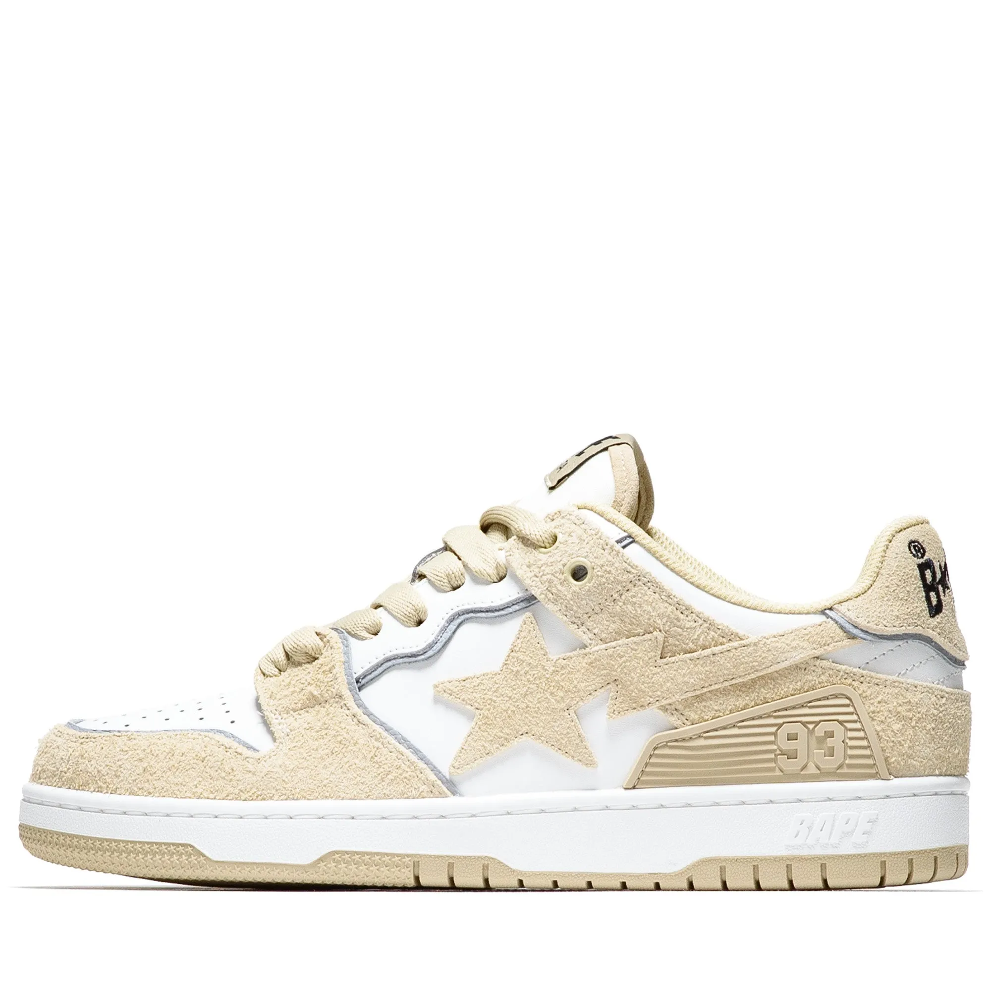 TPU Midsole Washable A Bathing Ape Sk8 Sta #3 - Beige