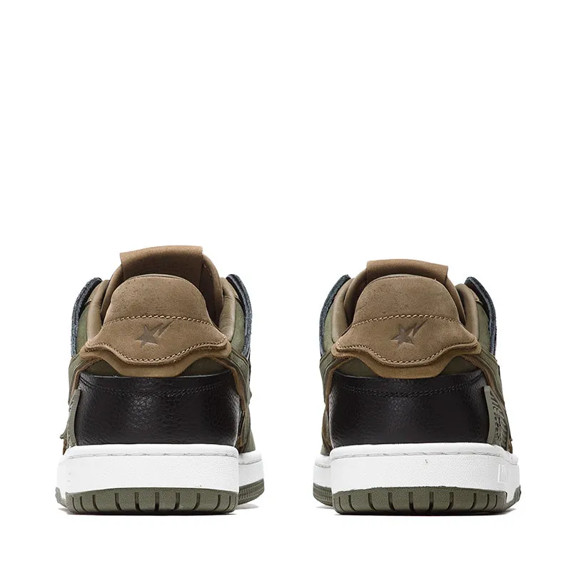Zip   Up Style A Bathing Ape Sk8 Sta #6 M1 - Olive Drab