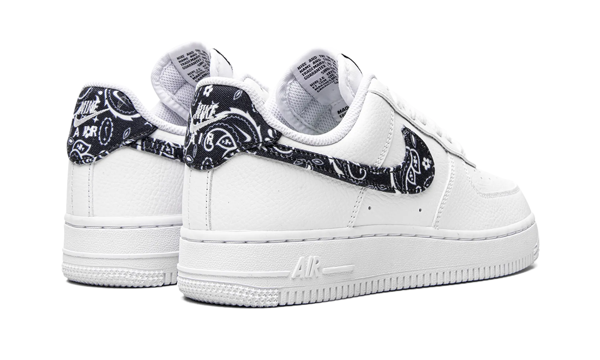 AIR FORCE 1 LO '07 MNS WMNS "Black Paisley" Shock   Absorbing