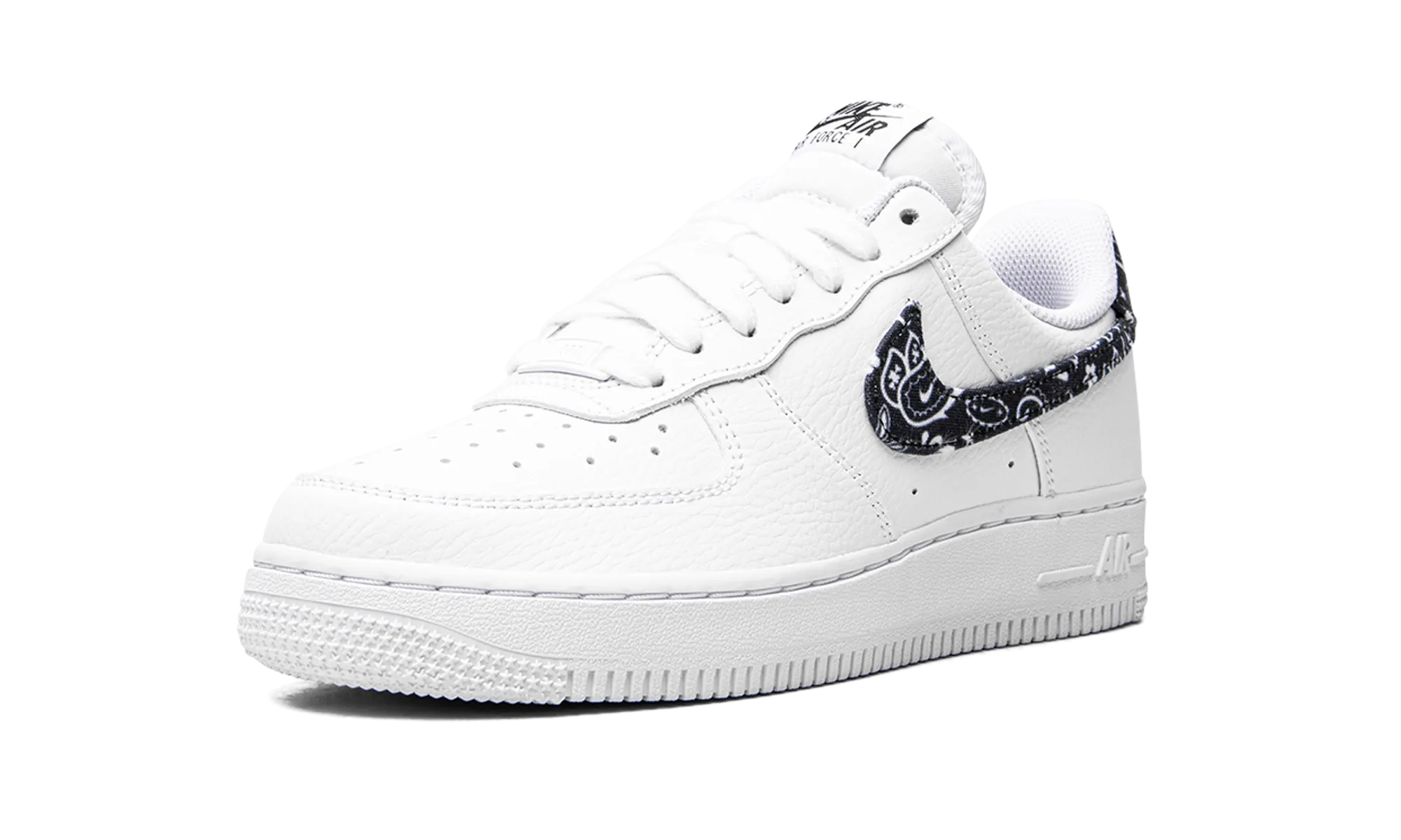 AIR FORCE 1 LO '07 MNS WMNS "Black Paisley" Breathable wear Easy Fit