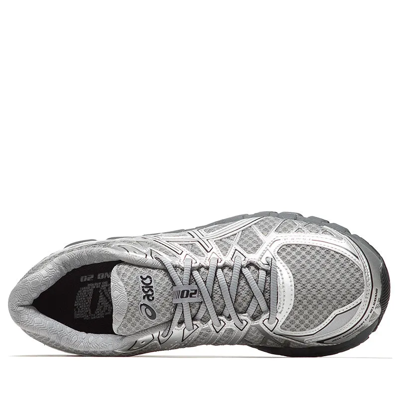 Supportive structure Impact Dispersing Geometries Asics Gel-Kayano 20 - Gravel/Pure Silver