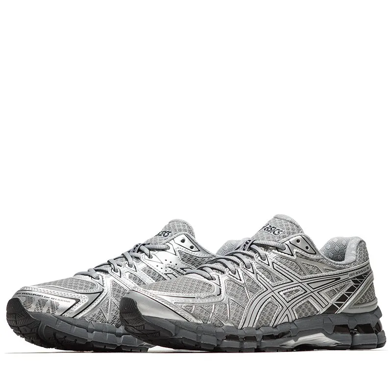 Asics Gel-Kayano 20 - Gravel/Pure Silver Football Thickened Collar