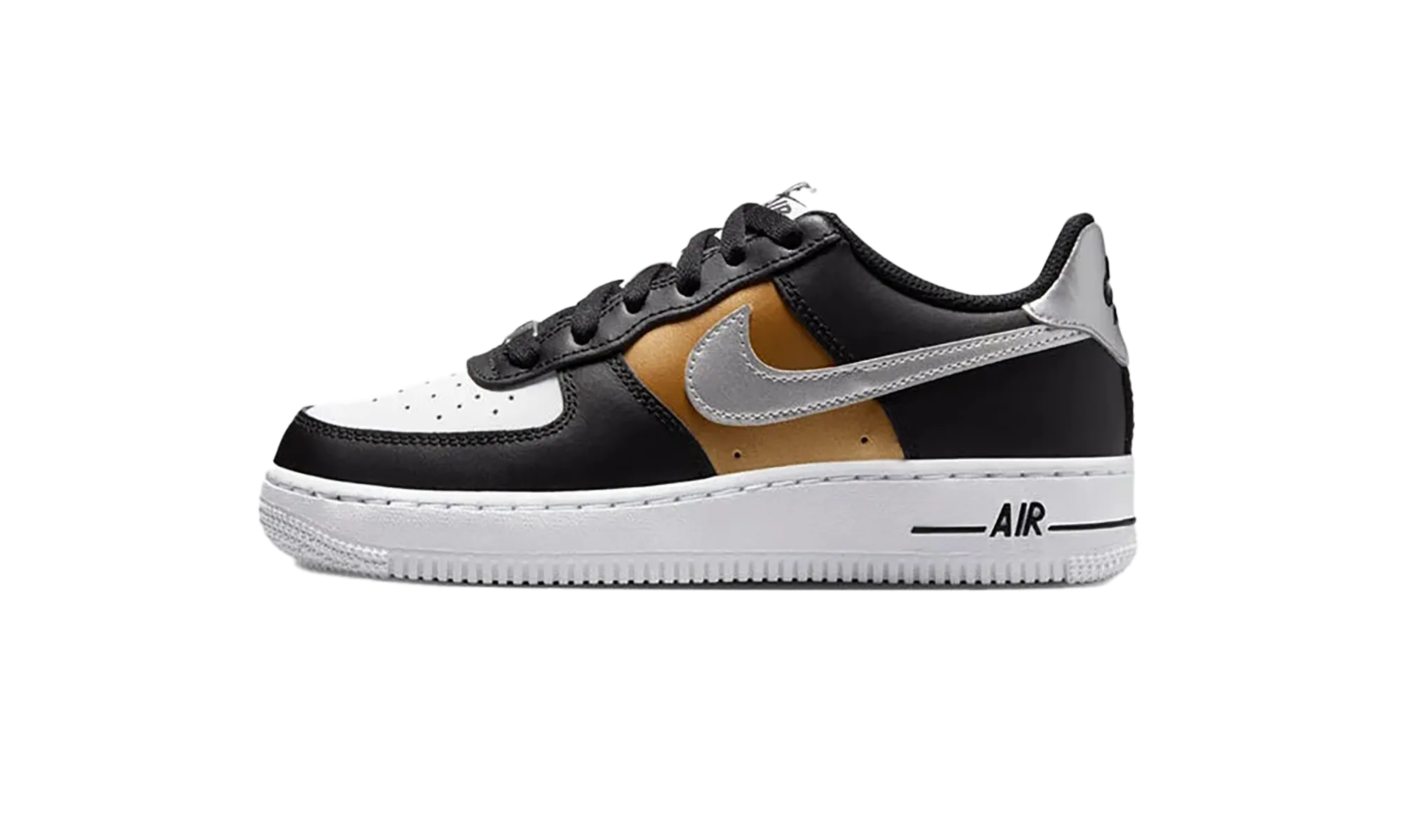 Air Force 1 Low GS "Black Metallic Silver" Skater Performance Urban Ride