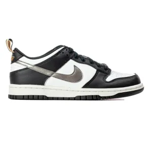 Wear   Resistant Nike Dunk Low 'Black White Metallic' GS (2022)