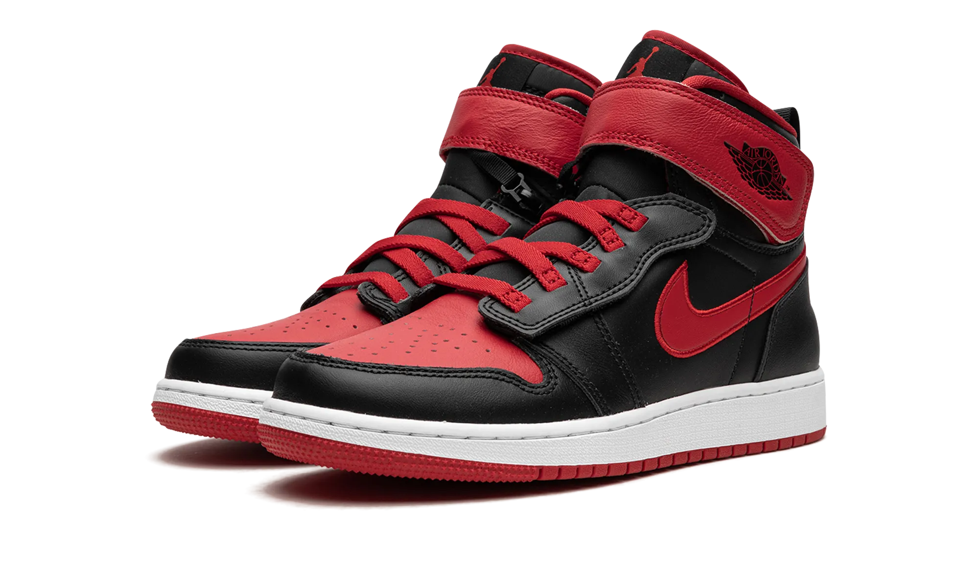 Crisp Detail Air Jordan 1 High FlyEase GS "Bred"