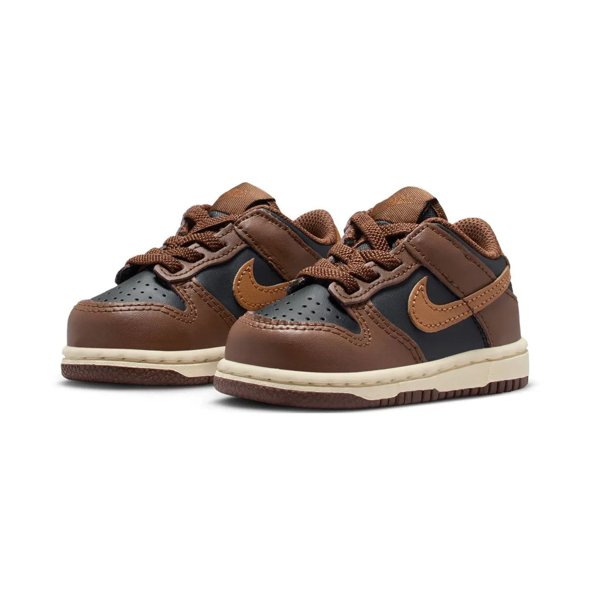 Dynamic Movement Energy Return Design Nike Dunk Low 'Brown Black' Baby/Toddler Shoes