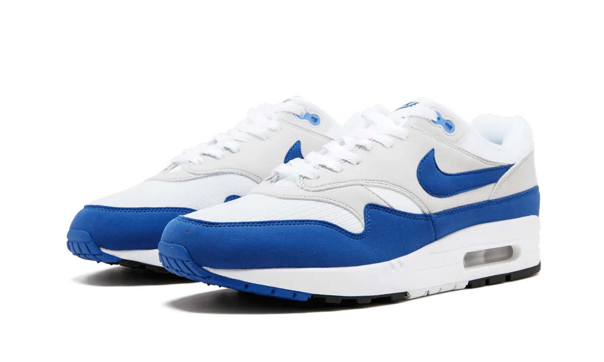 low - top spiritual - event running option Air Max 1 Anniversary "Royal Blue"
