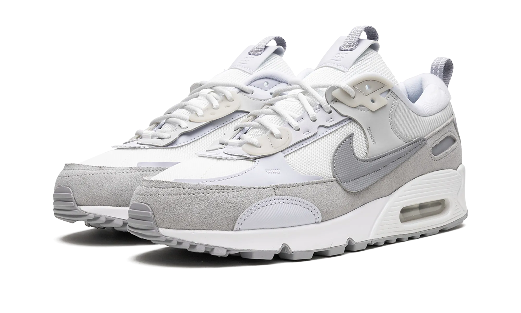 AIR MAX 90 FUTURA MNS WMNS "Summit White / Pure Platinum" Icy Terrain ground grip
