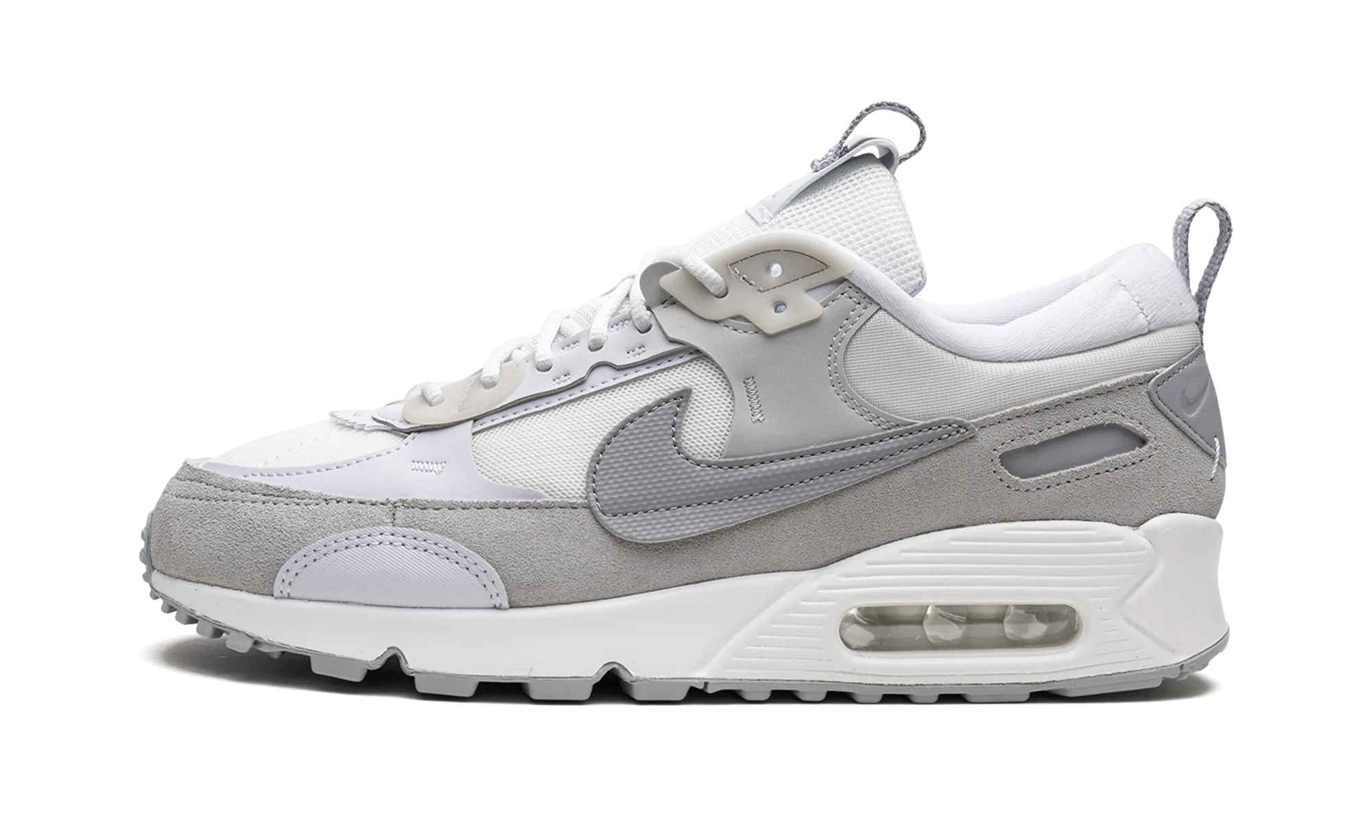 AIR MAX 90 FUTURA MNS WMNS "Summit White / Pure Platinum" flexible running footwear label
