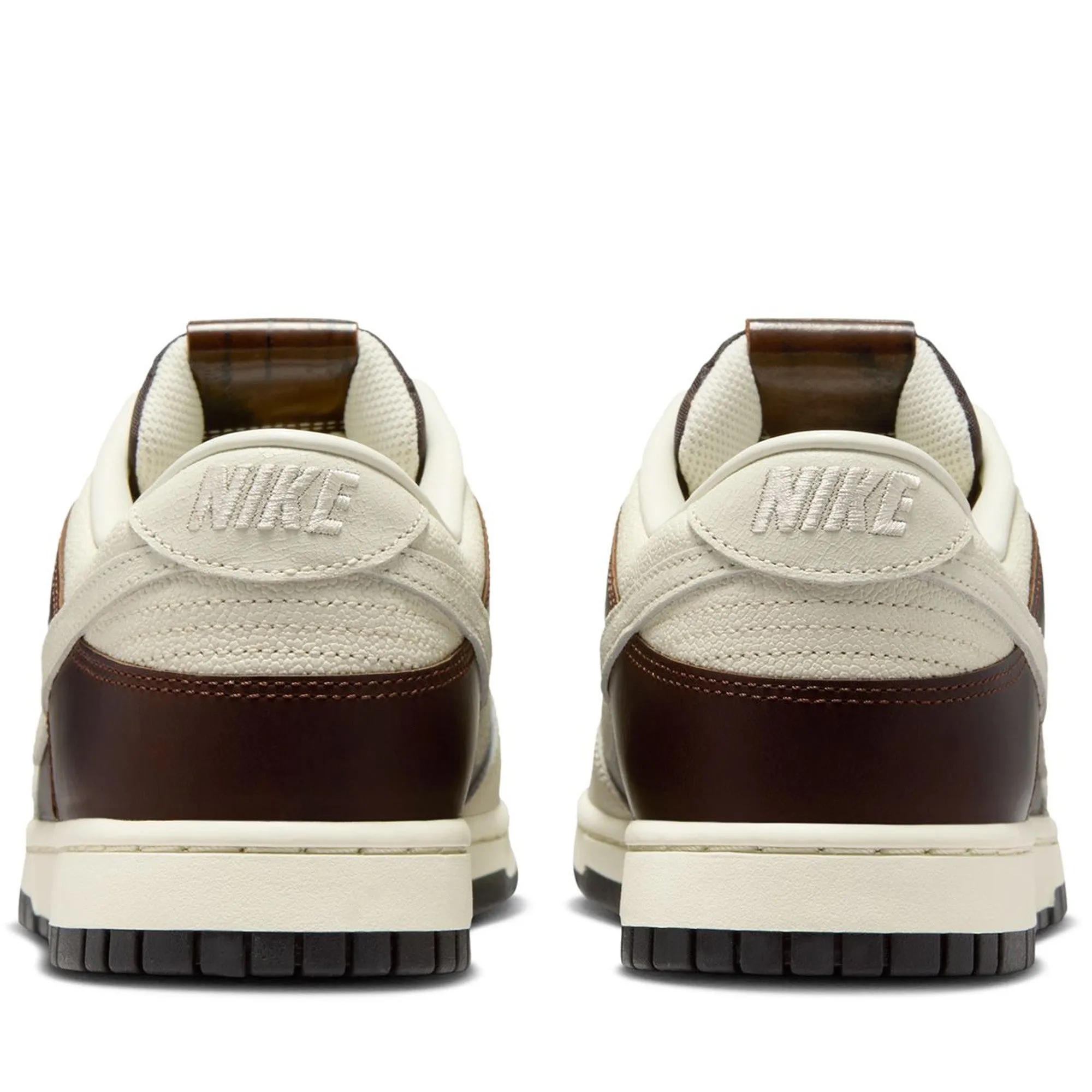 Microfiber Heel Counter Comfortable Stride Nike Dunk Low Retro - Fauna Brown/Soft Pearl