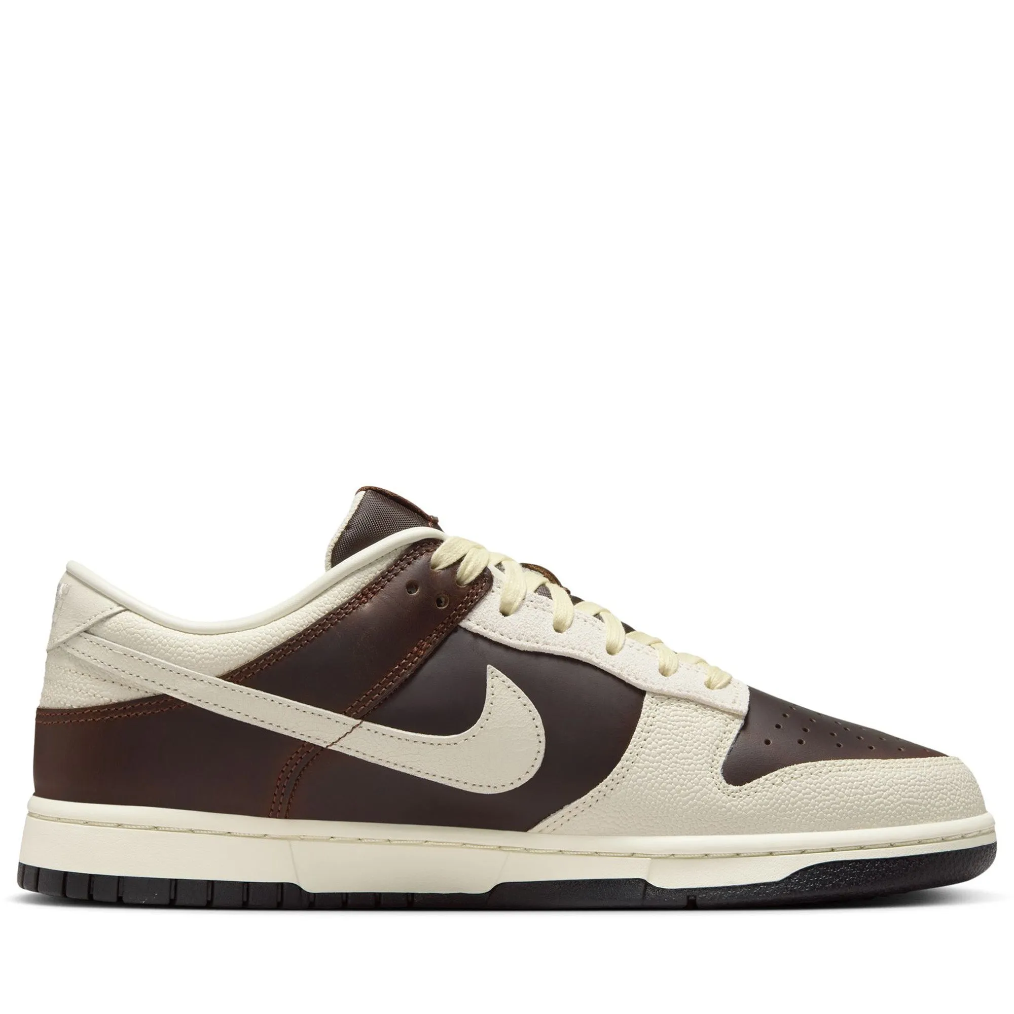 Nike Dunk Low Retro - Fauna Brown/Soft Pearl Flexible Groove Outsoles Travel Flex