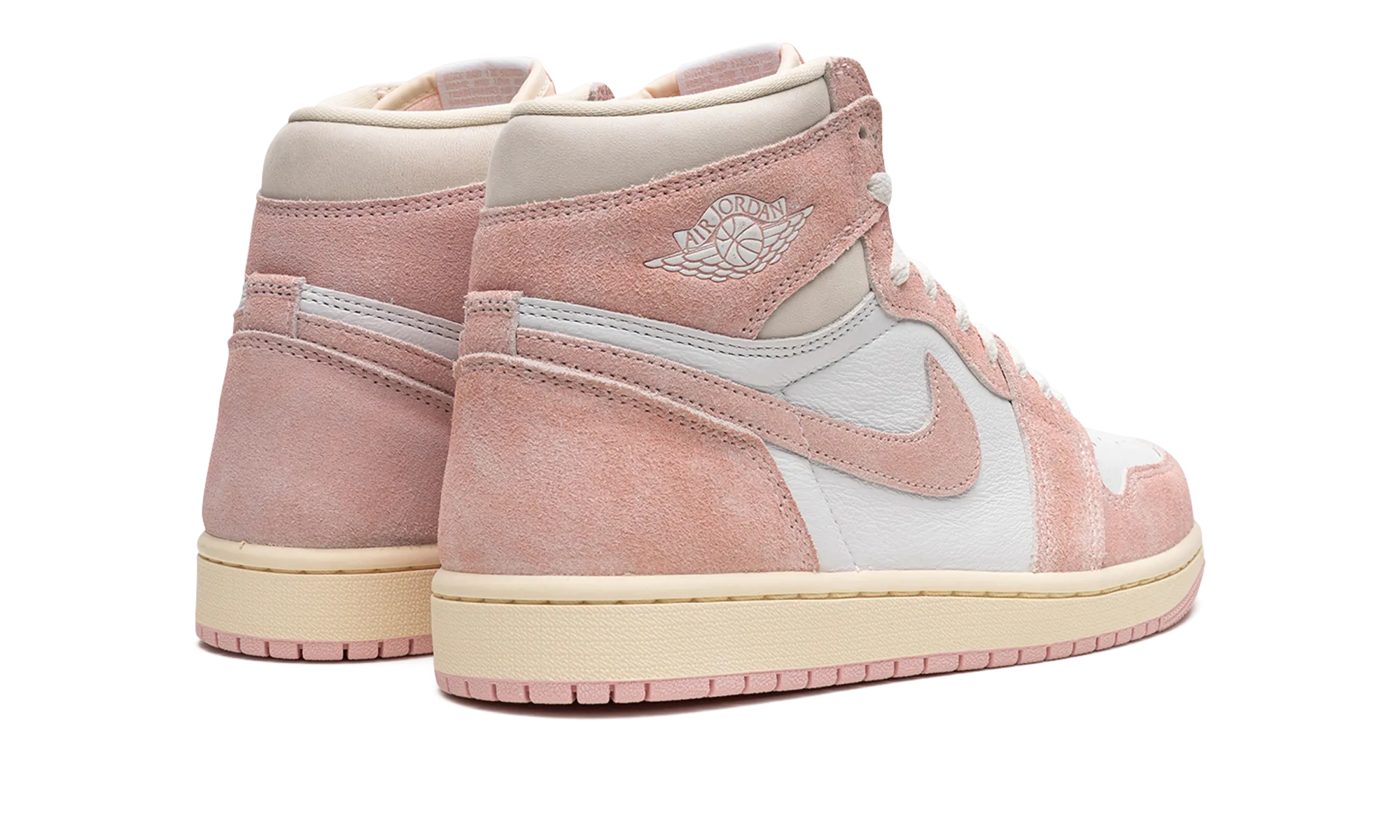 AIR JORDAN 1 WMNS "Washed Pink" High Top Style Cycling Comfort