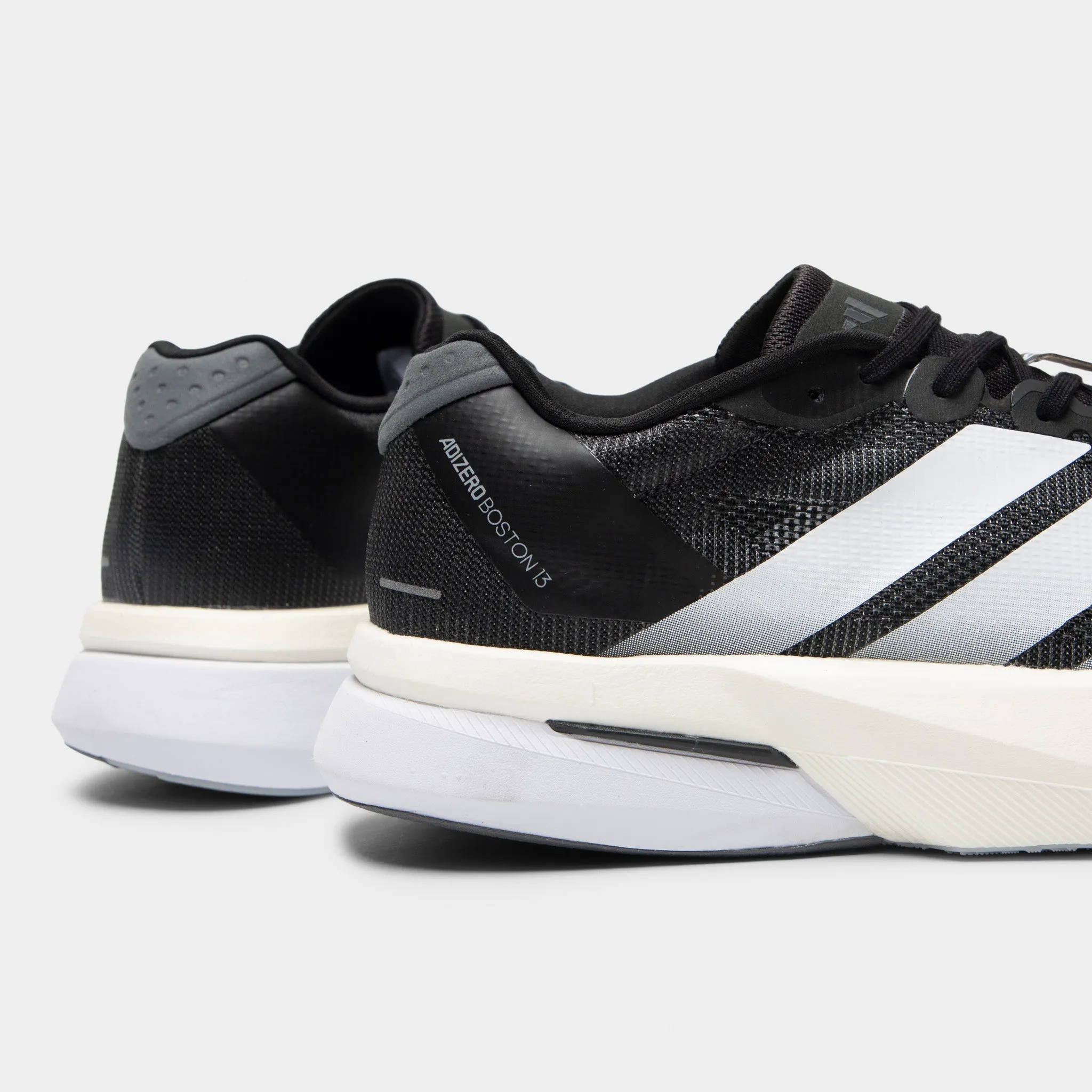 Natural Walk Bold Choice adidas Adizero Boston 13 Black / White - Grey