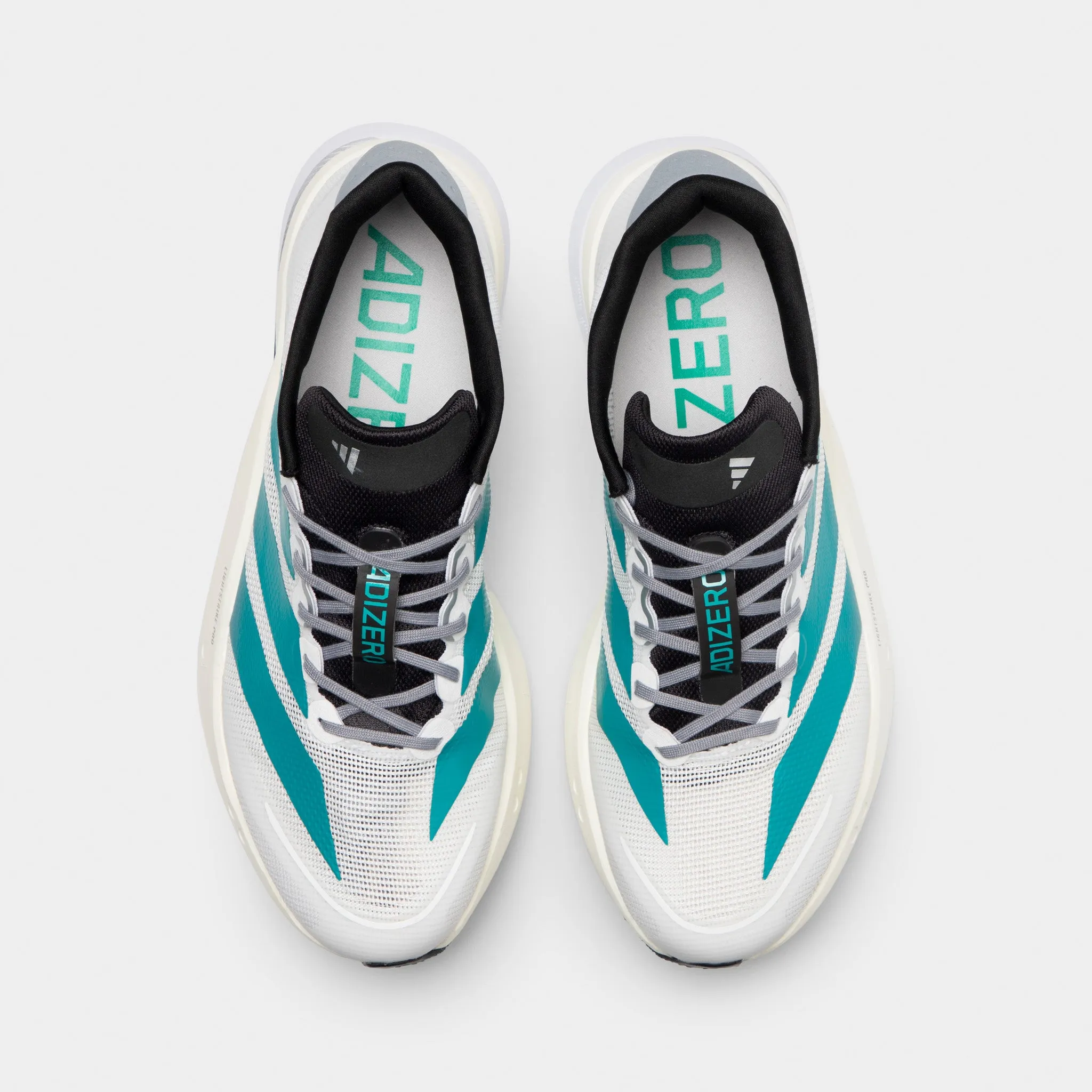 Quick Access adidas Adizero Boston 13 White / Pure Tea - Grey