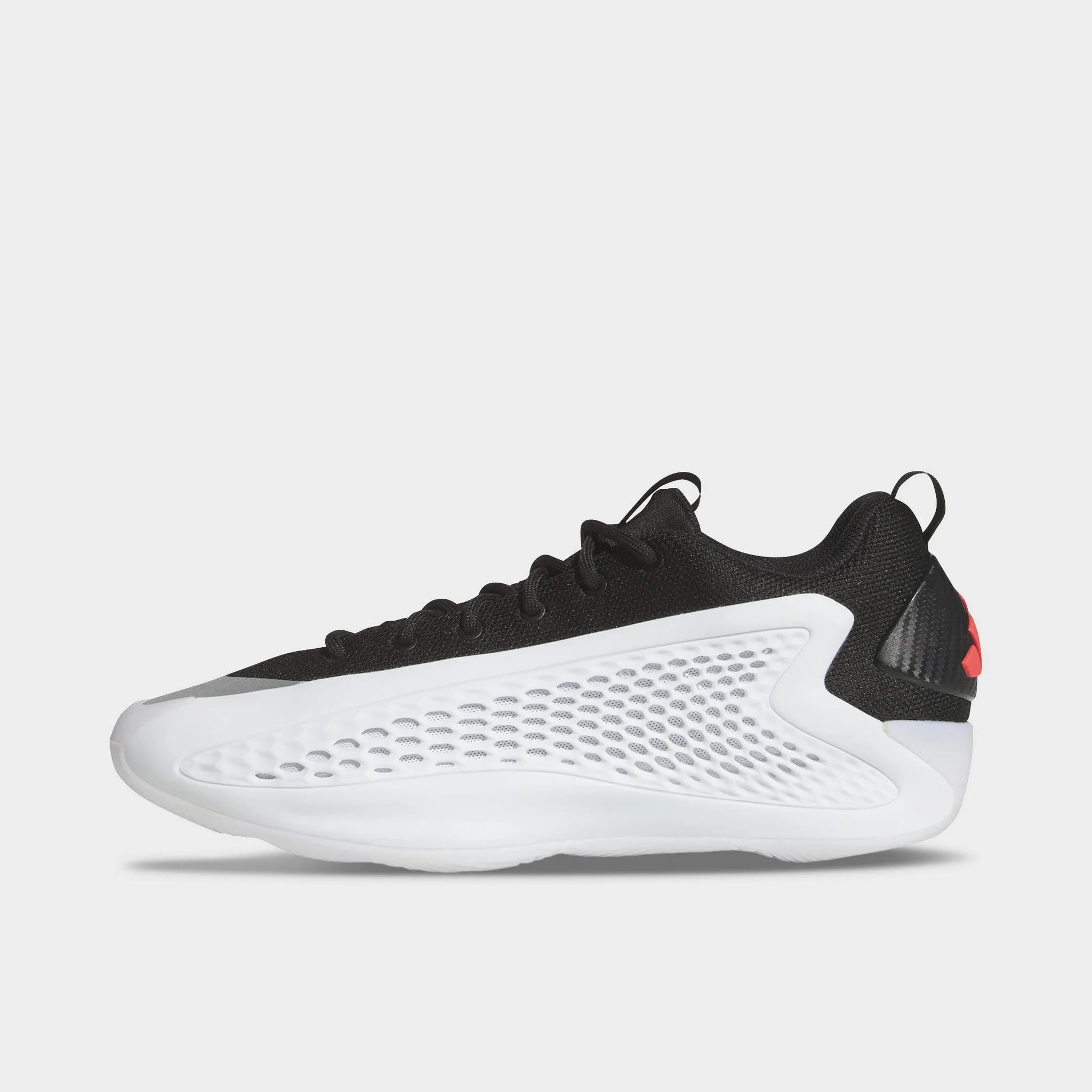 adidas Anthony Edwards 1 Low White / Black - Red Low Touch