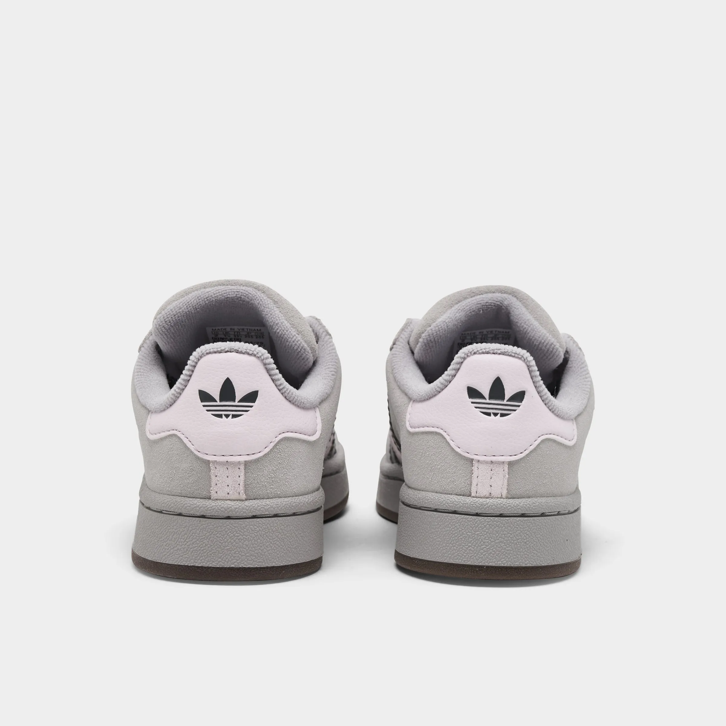 adidas Children's Campus 00s Grey Two / Grey Five - Almost Pink LaceUp