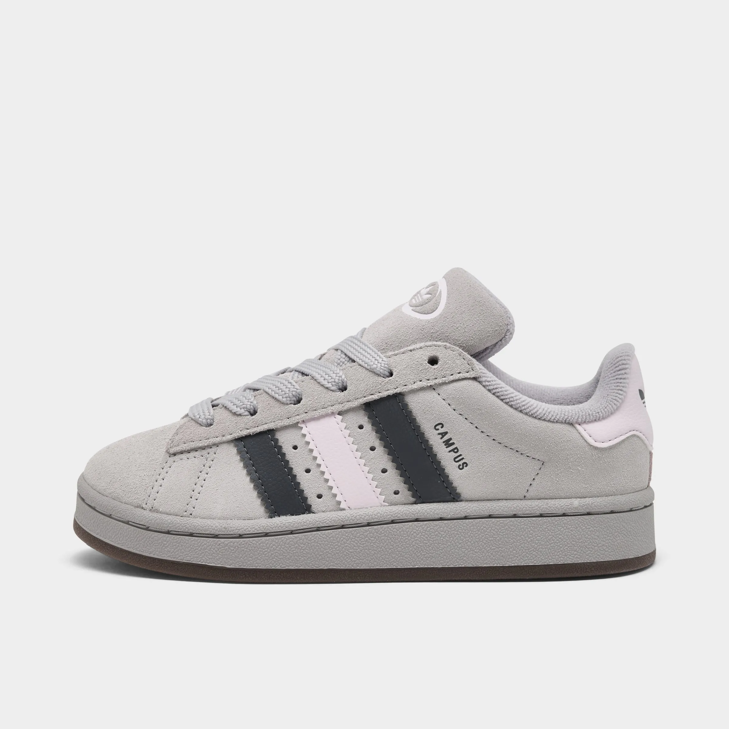 adidas Children's Campus 00s Grey Two / Grey Five - Almost Pink Sophisticated Comfort Arch Fit