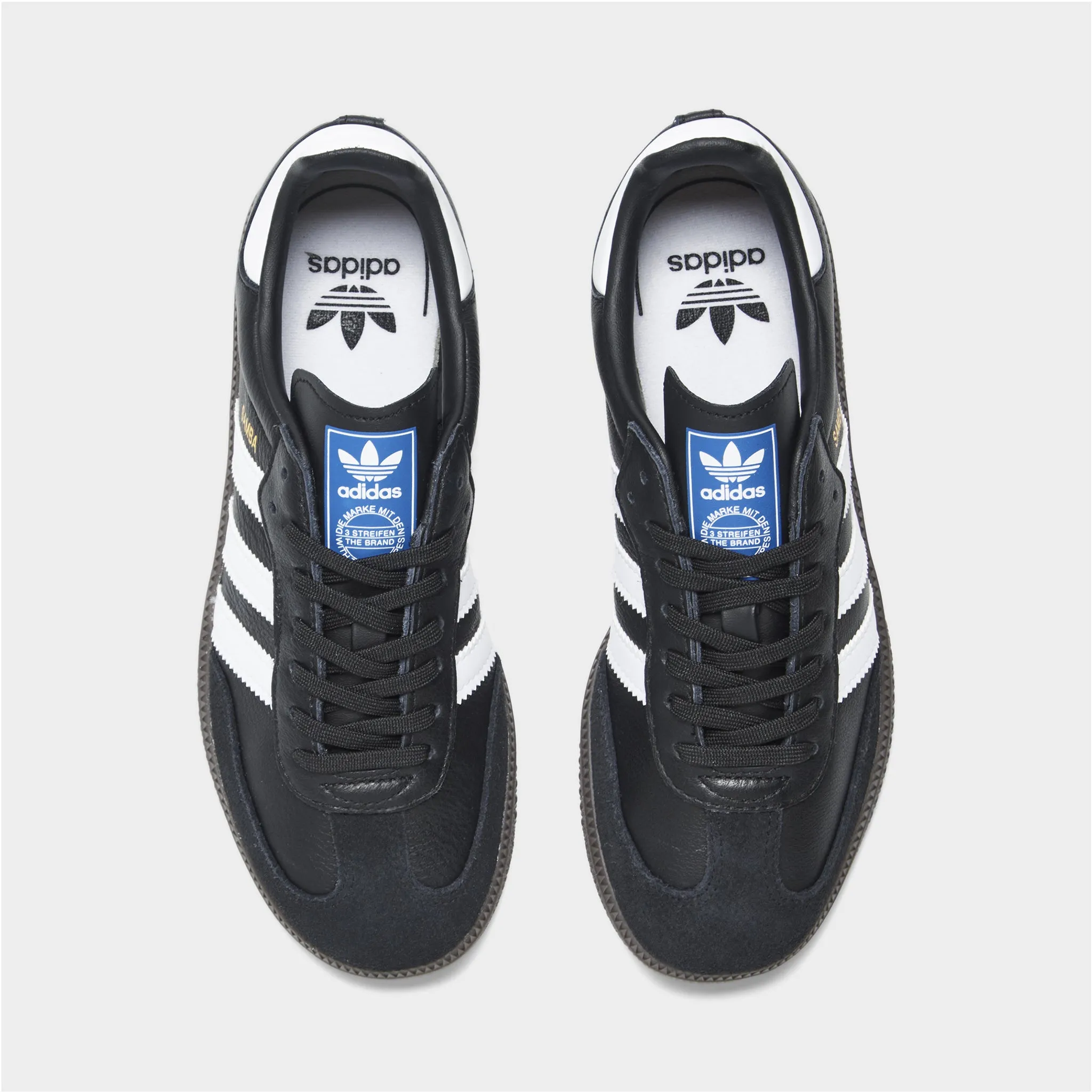 Dual Density Midsole adidas Children's Samba OG Core Black / Footwear White - Gum