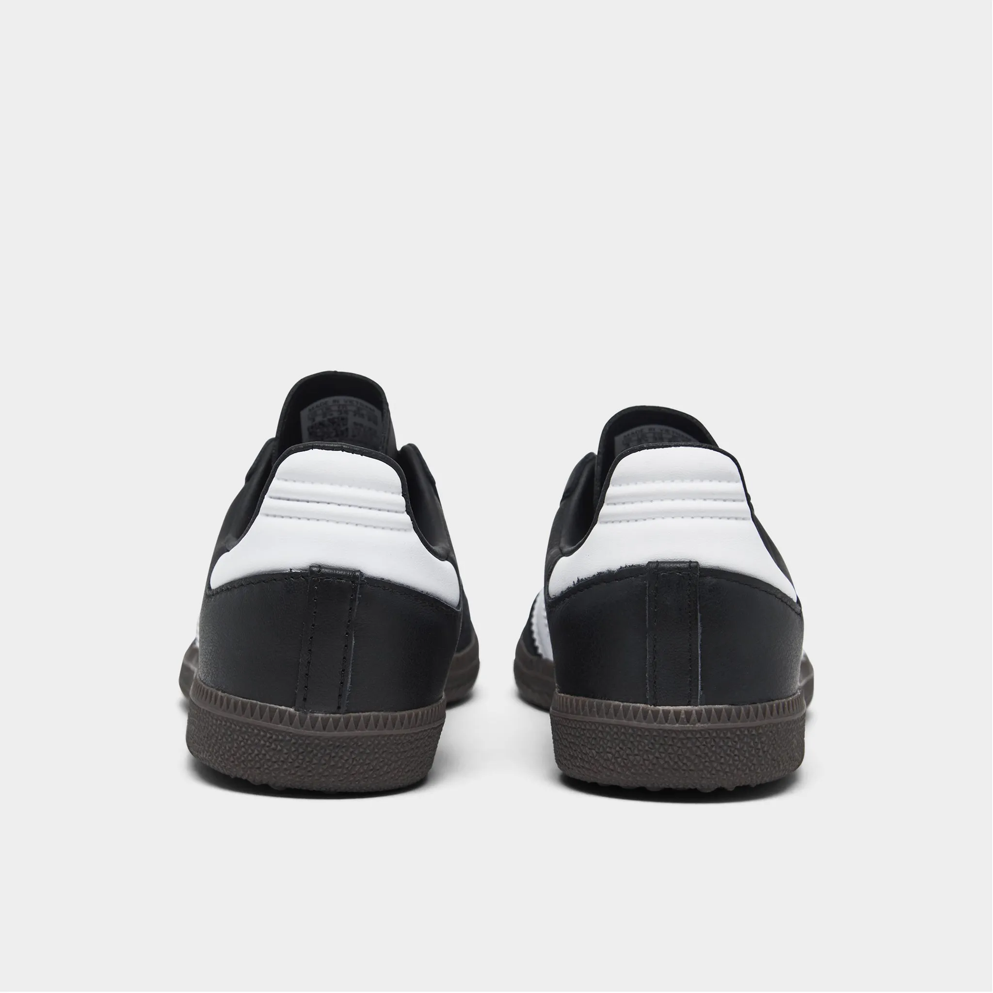 adidas Children's Samba OG Core Black / Footwear White - Gum Cushioned Base