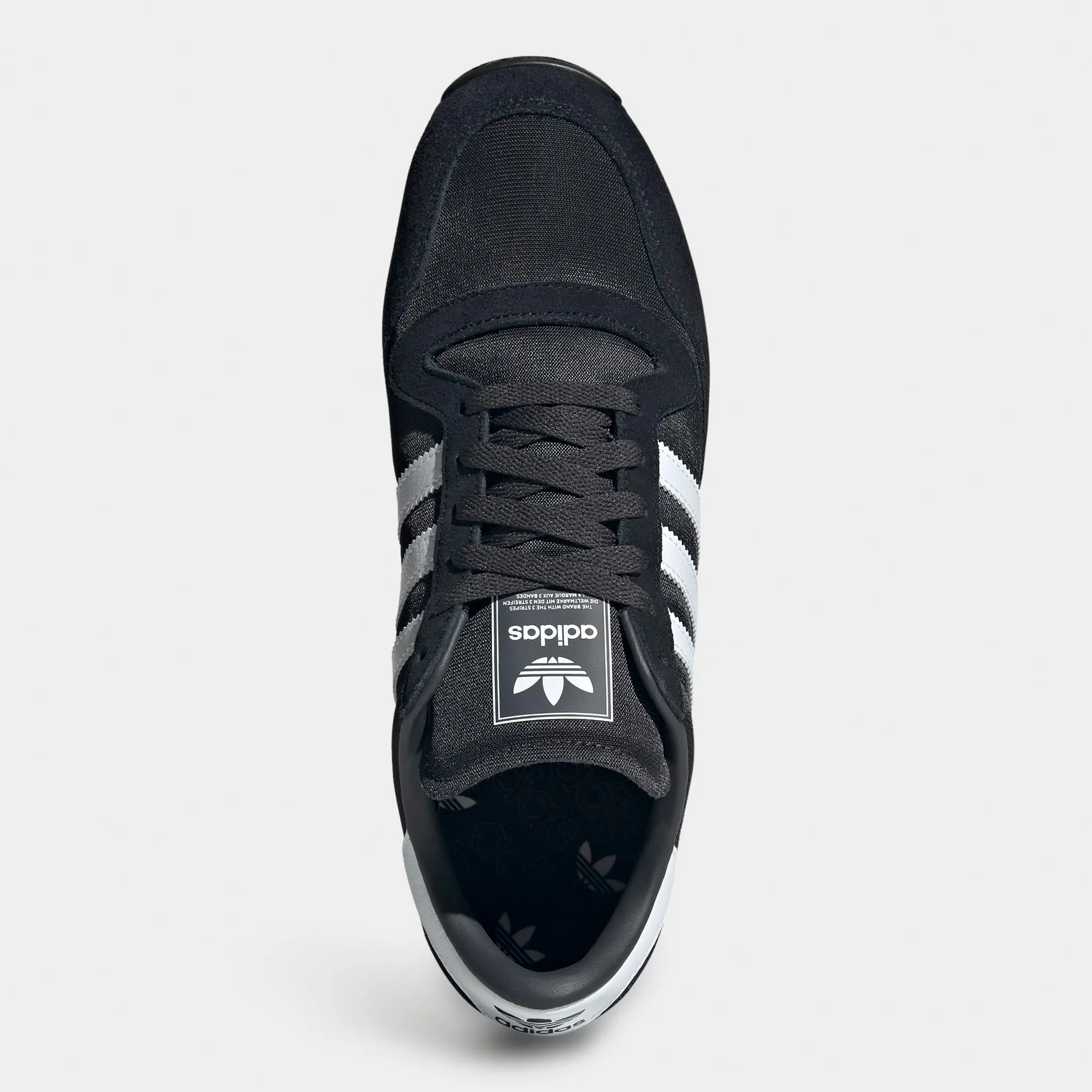 adidas Galaxy OG Carbon / White - Black Elastic Bands
