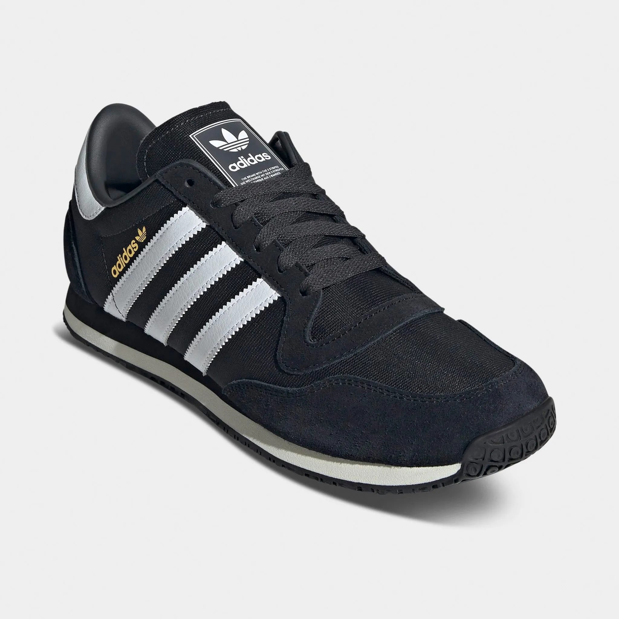 Cushioned Design Perforated Vamp adidas Galaxy OG Carbon / White - Black