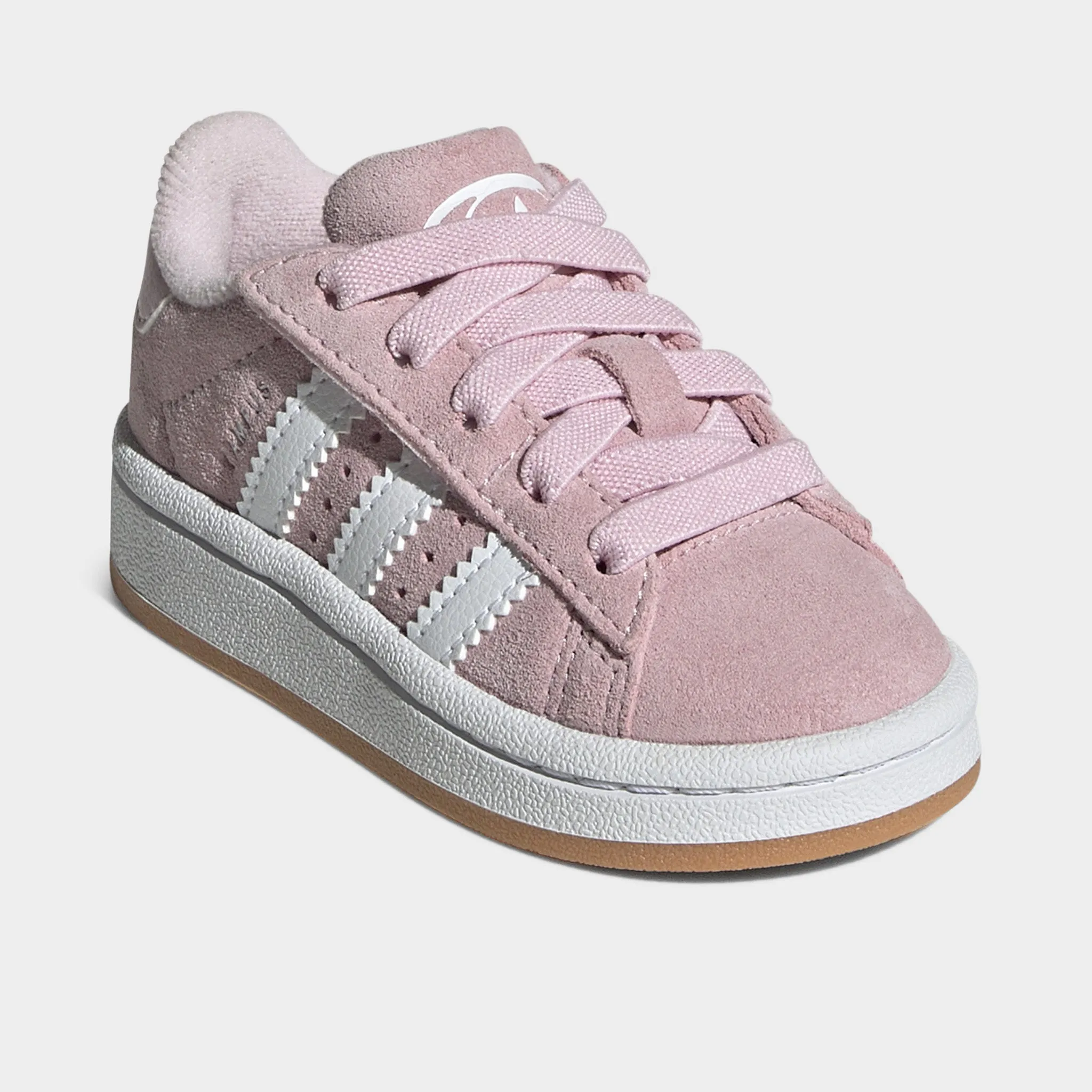 Minimal Design Low Profile Drop adidas Infants' Campus 00s Cloud Pink / White - Gum
