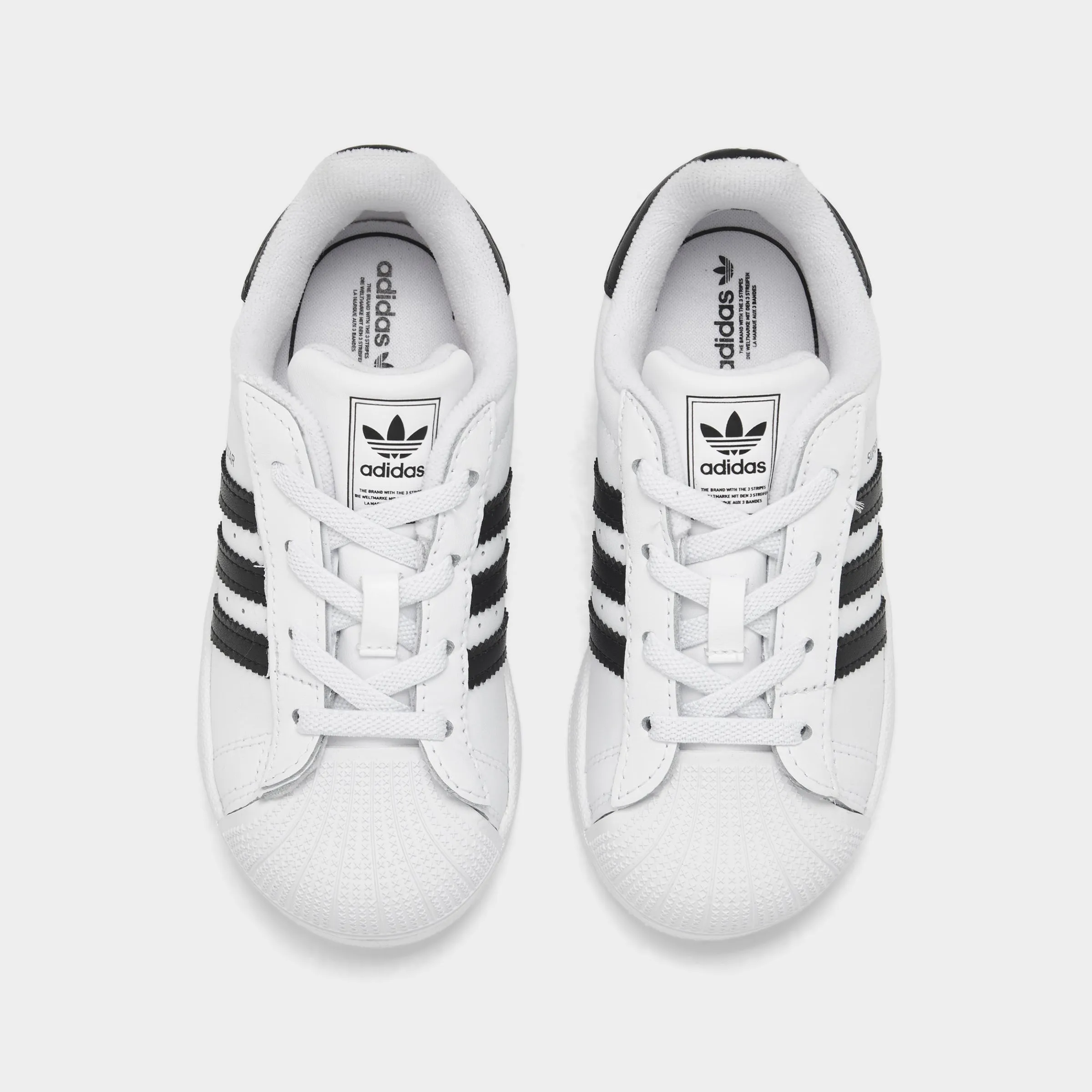 Sporty Appearance Adjustable Strap Lock adidas Infants' Superstar II White / Black