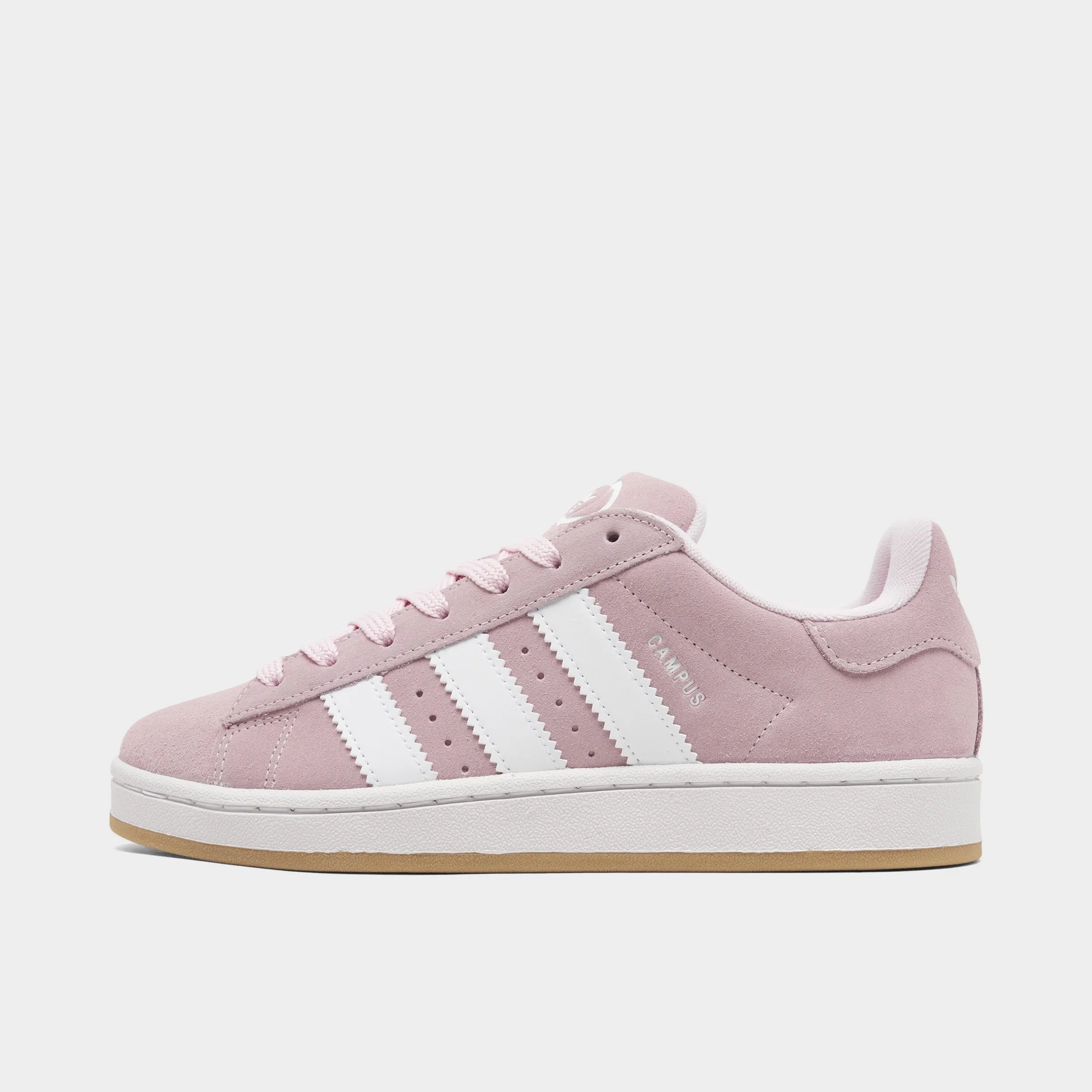 Compression Molded EVA adidas Juniors' Campus 00s Clear Pink / White - Gum