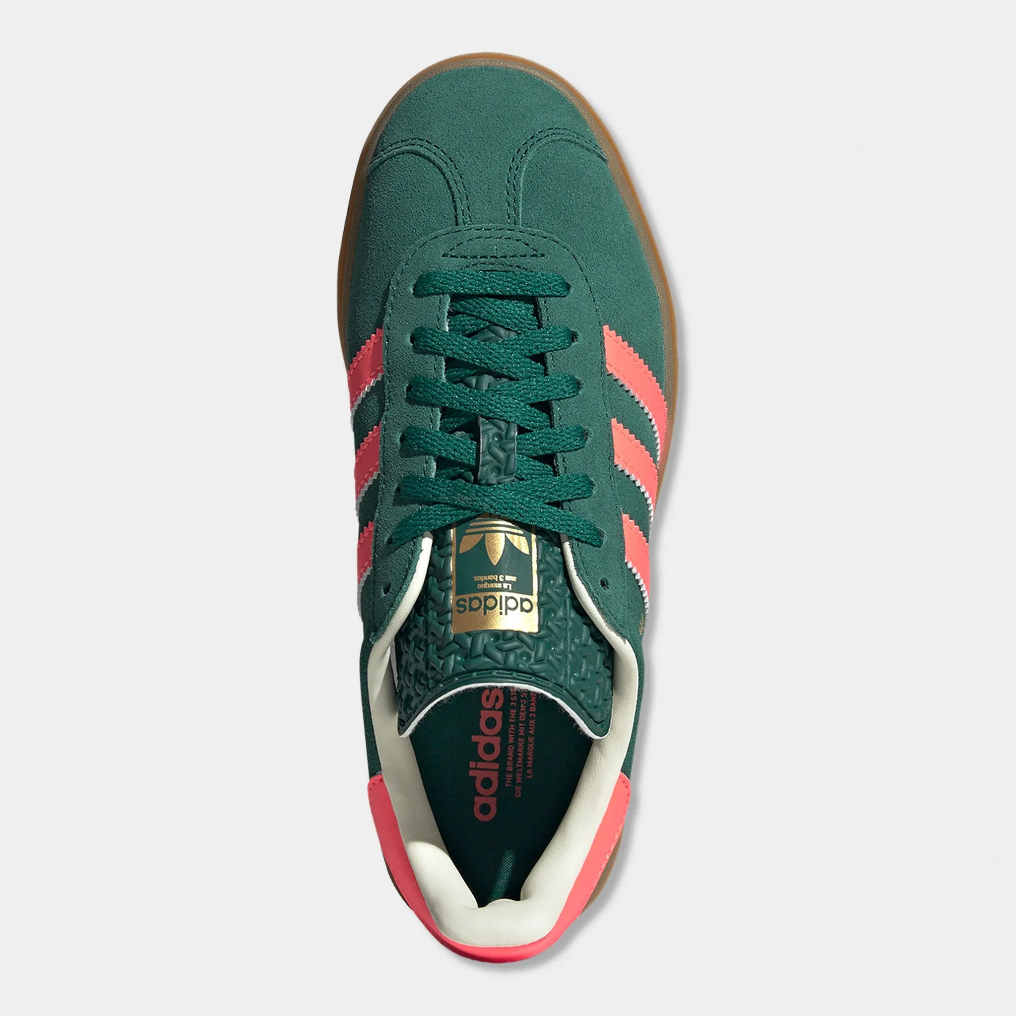 adidas Juniors' Gazelle Bold Green / Orange Anti Static Materials