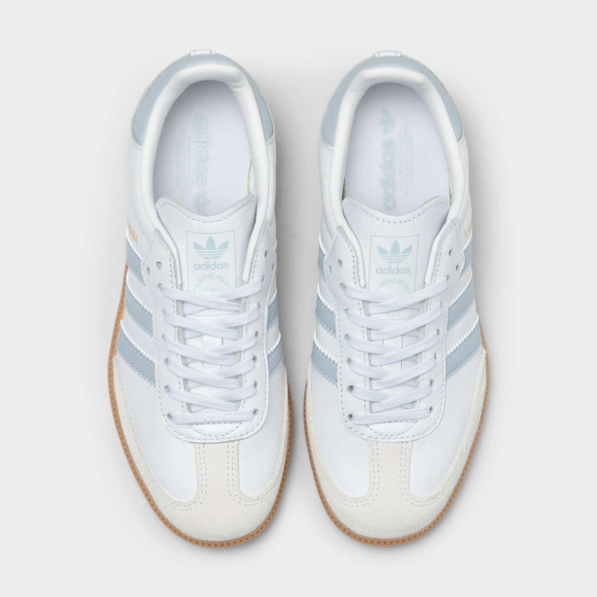 Anatomical Contouring adidas Juniors' Samba OG White / Halo Blue - Gum