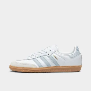 adidas Juniors' Samba OG White / Halo Blue - Gum workout wear Shock-absorbent look