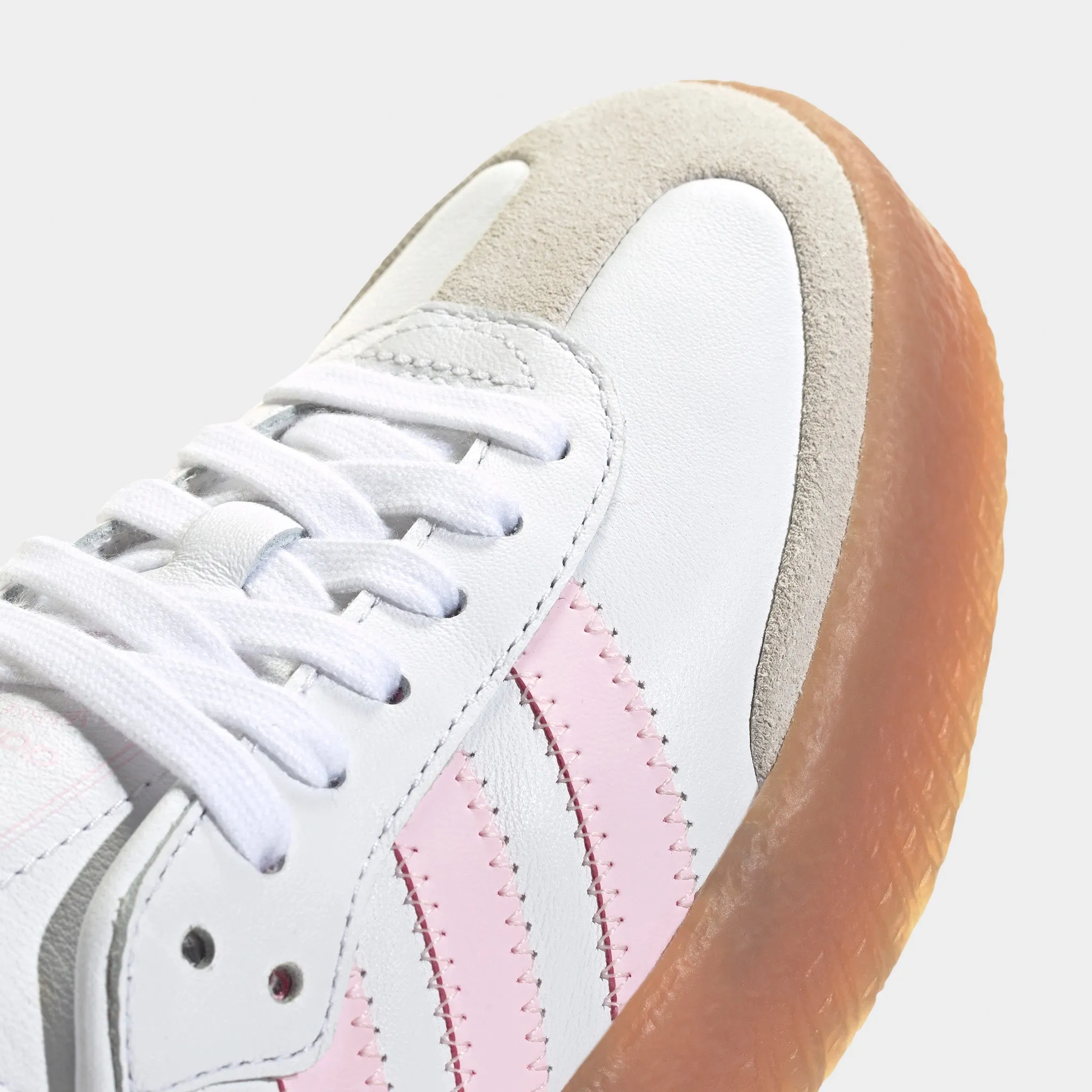 adidas Juniors' Sambae White / Clear Pink - Gold Metallic Off-Road Ready Supportive Comfort
