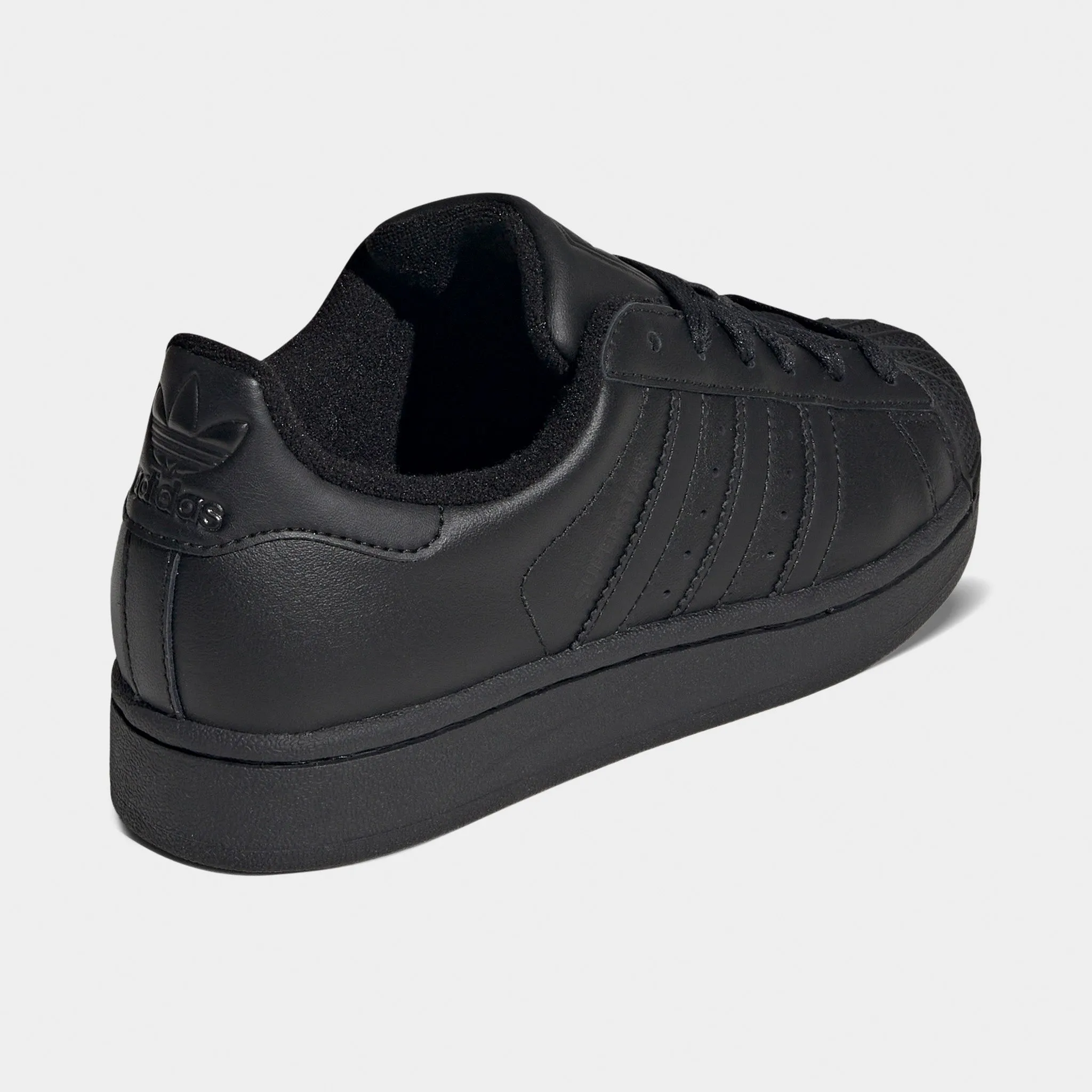 Zip Up Style adidas Juniors' Superstar II Core Black / Core Black - Core Black