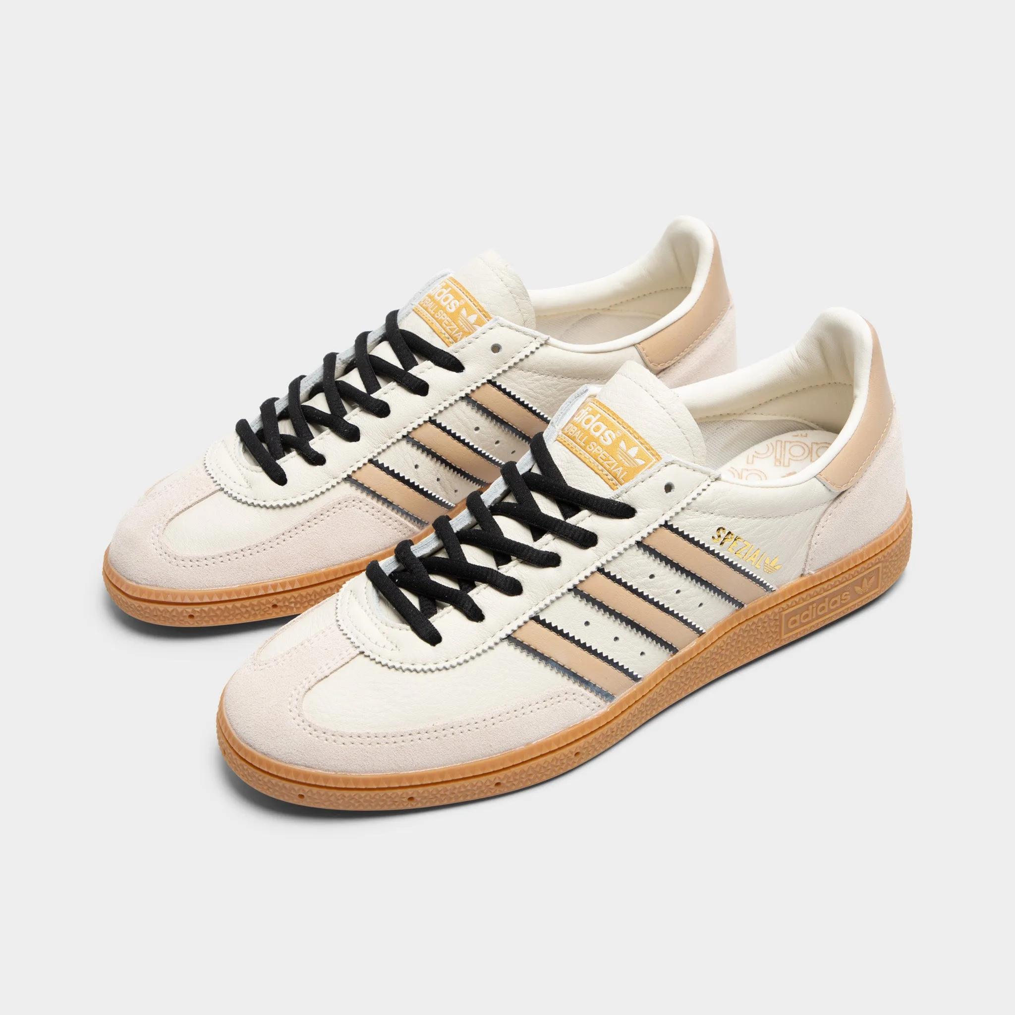 adidas Originals Handball Spezial Tan / Brown - Navy Fresh Ride Non Slip Inner Sock