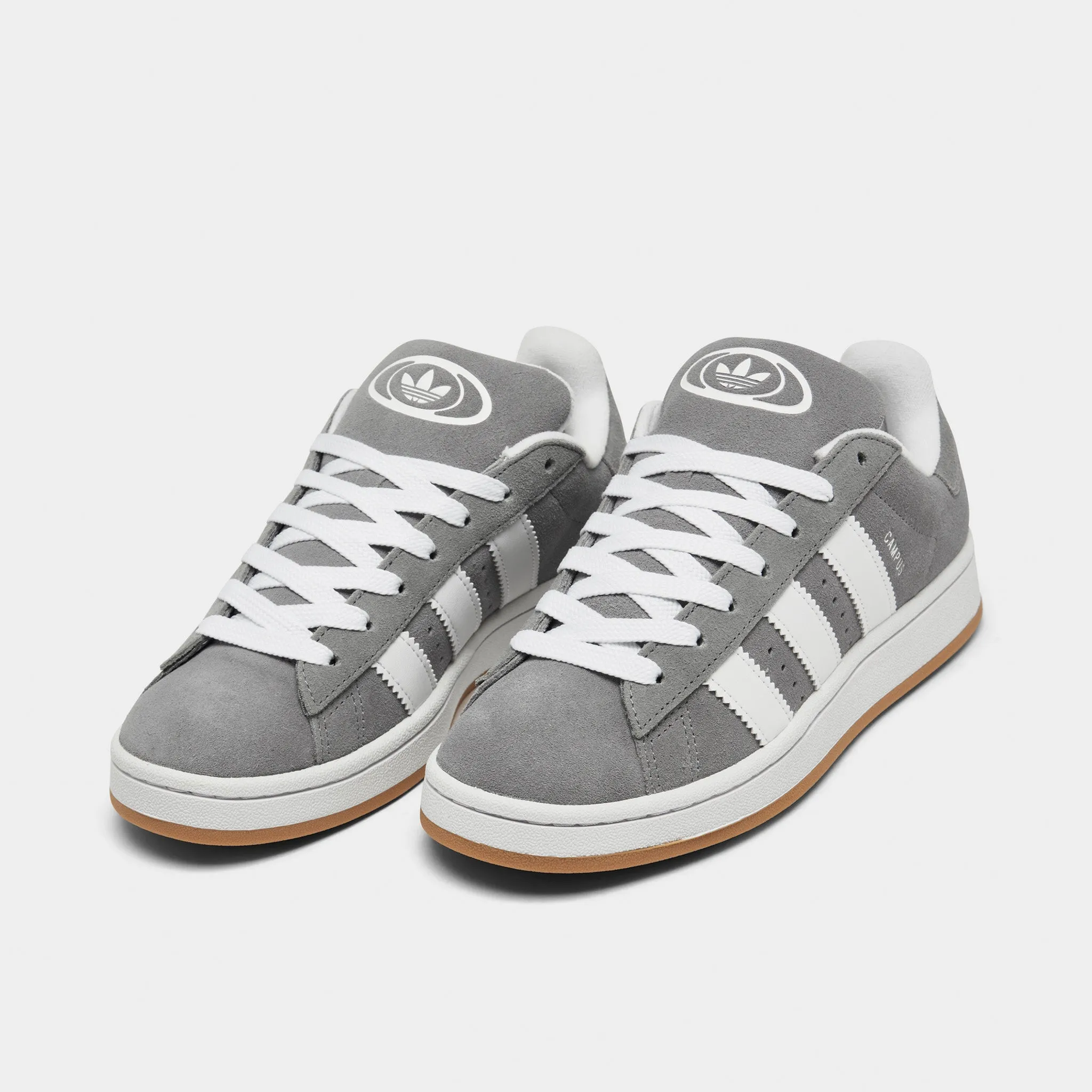 adidas Originals Juniors' Campus 00's Grey Heather / White Tension Balance System Eco Friendly Upper