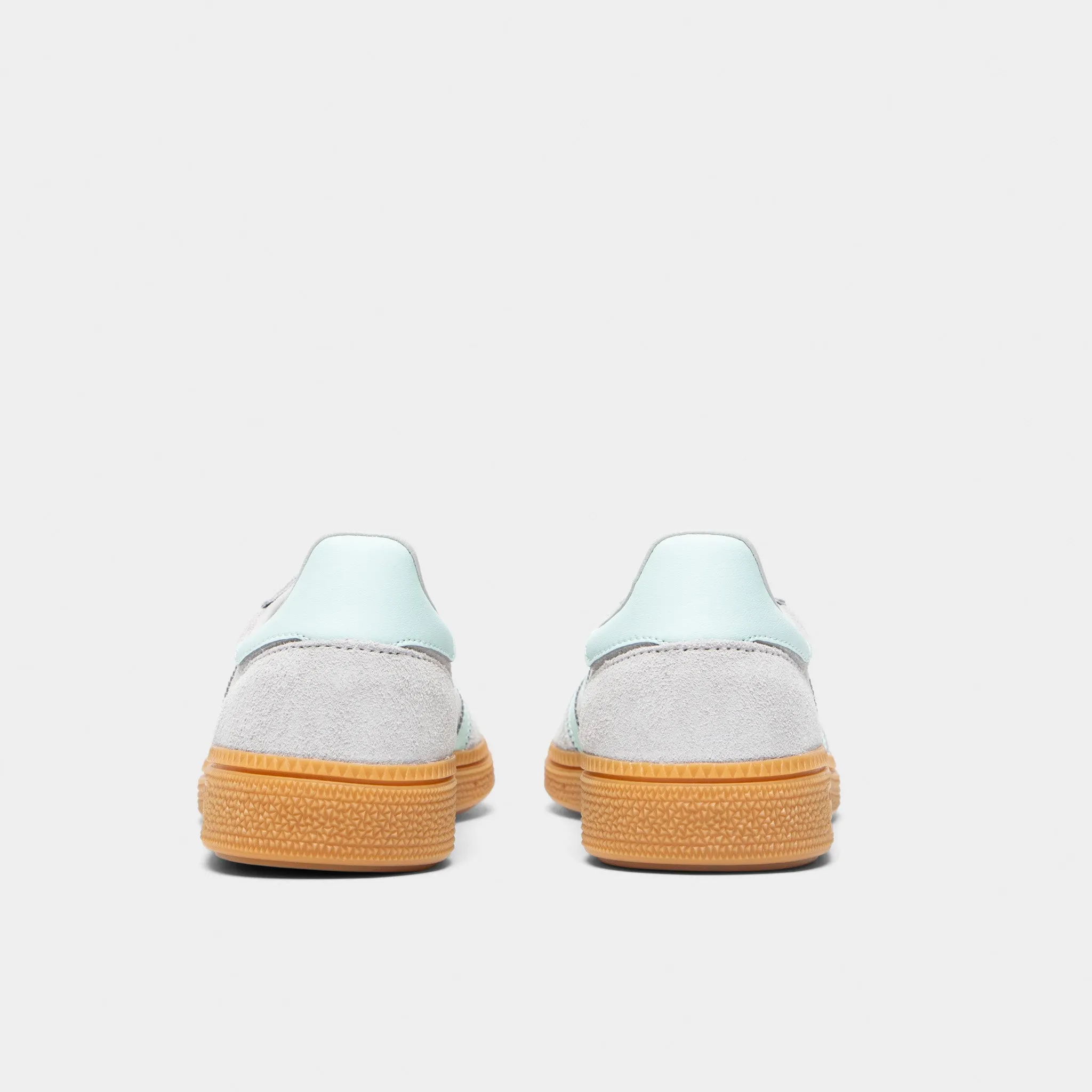 adidas Originals Juniors' Handball Spezial J Grey / Halo Mint - Gum Thermoregulating Insoles Secure Lace System