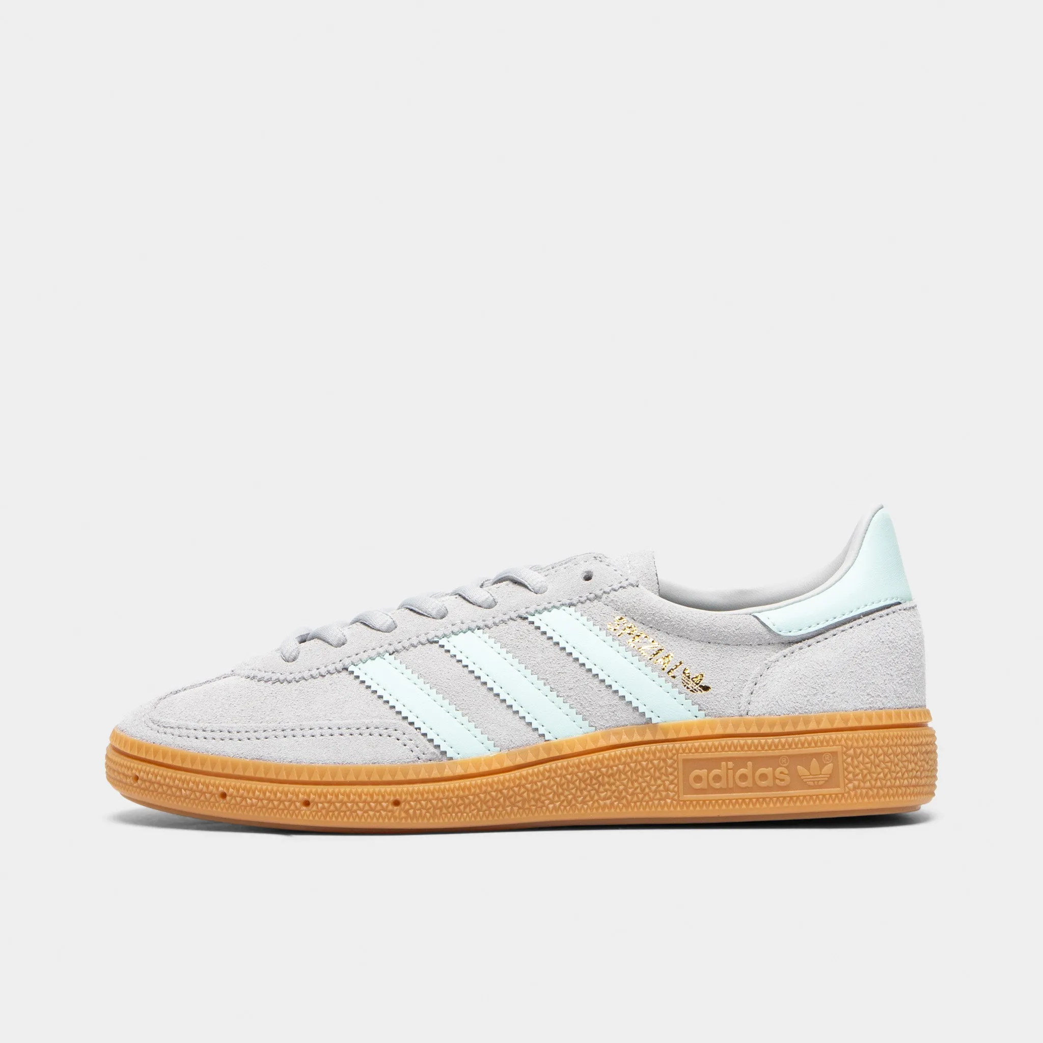 adidas Originals Juniors' Handball Spezial J Grey / Halo Mint - Gum Orthopedic Fit Easy Support