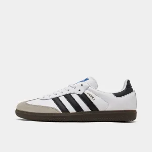 adidas Originals Juniors' Samba OG Core White / Core Black - Gum Long distance Cushioned Footbed