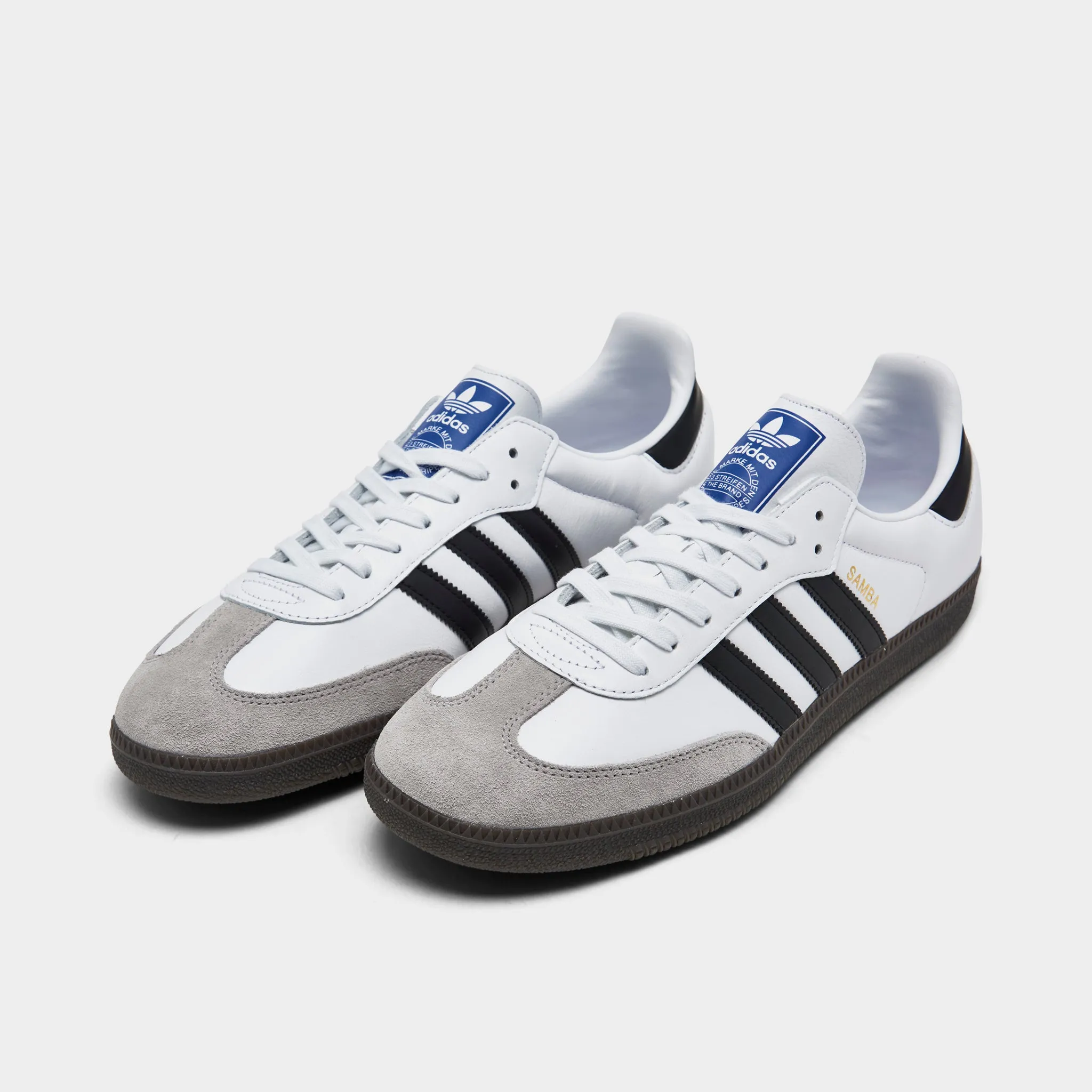 Abrasion Proof Stitching Dynamic Lacing adidas Originals Samba OG Cloud White / Core Black - Clear Granite