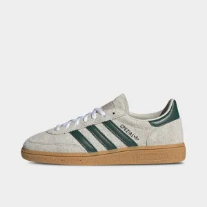 adidas Originals Women's Handball Spezial Light Brown / Green Bold Look Adaptive Landing Pad System