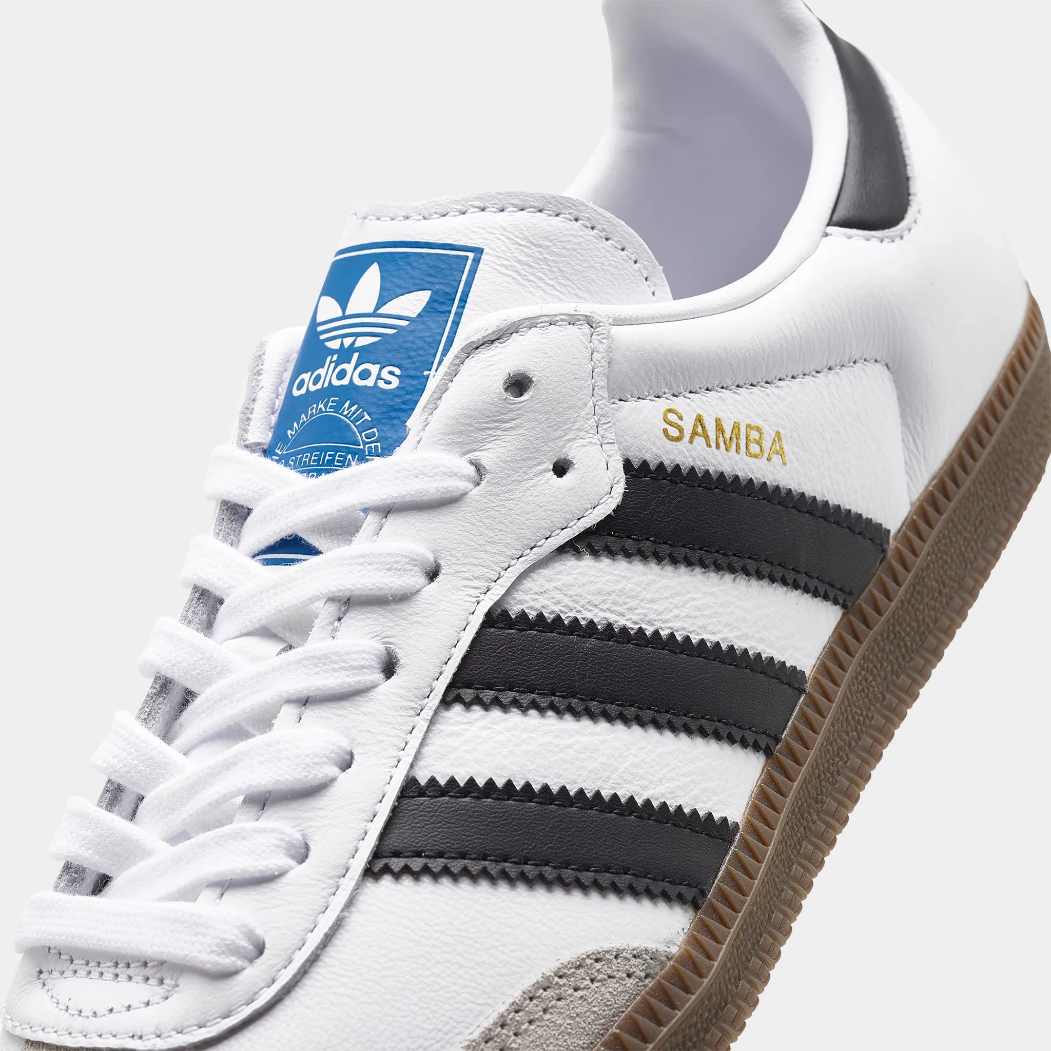 Stretchy Material Heat Sealed Layers adidas Originals Women's Samba OG Footwear White / Core Black - Clear Granite