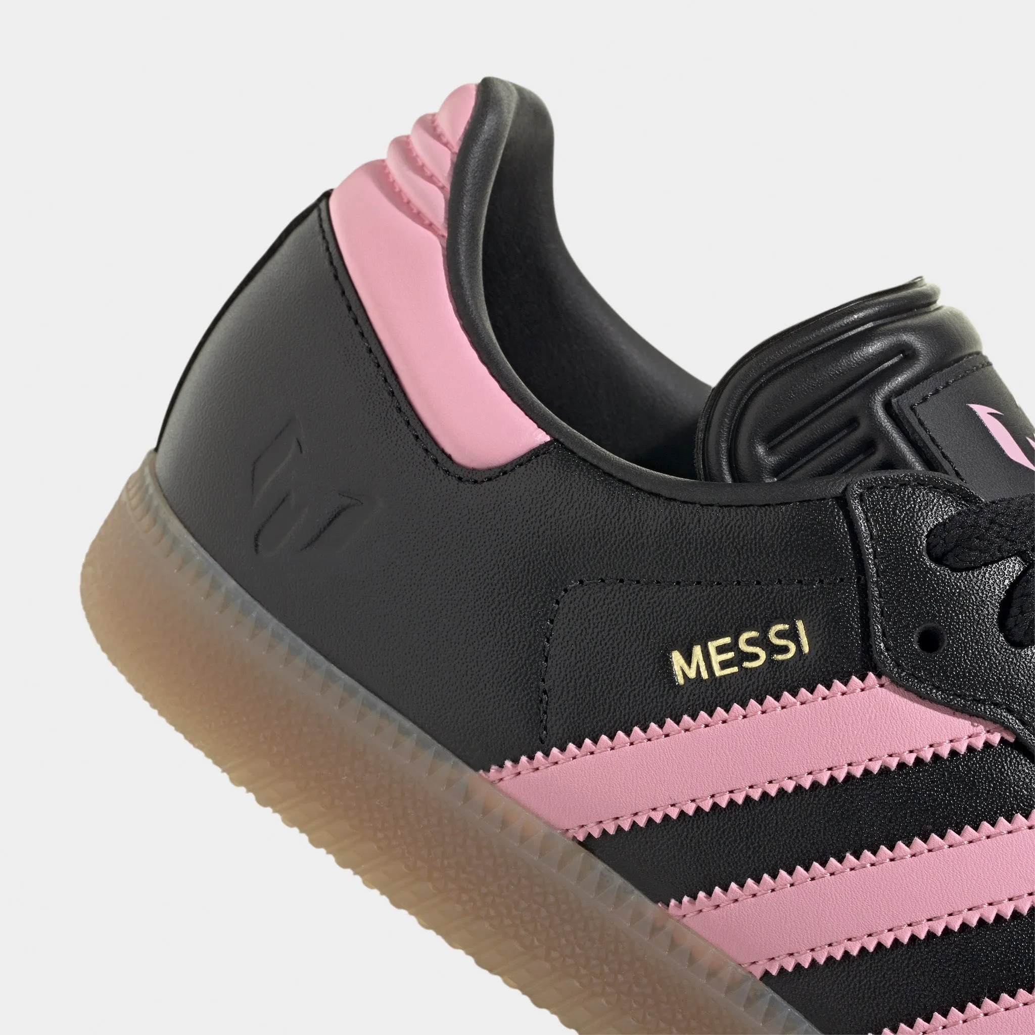 Bouncy Rebound Bonded Reinforcement Panels adidas Samba Messi Black / Gold