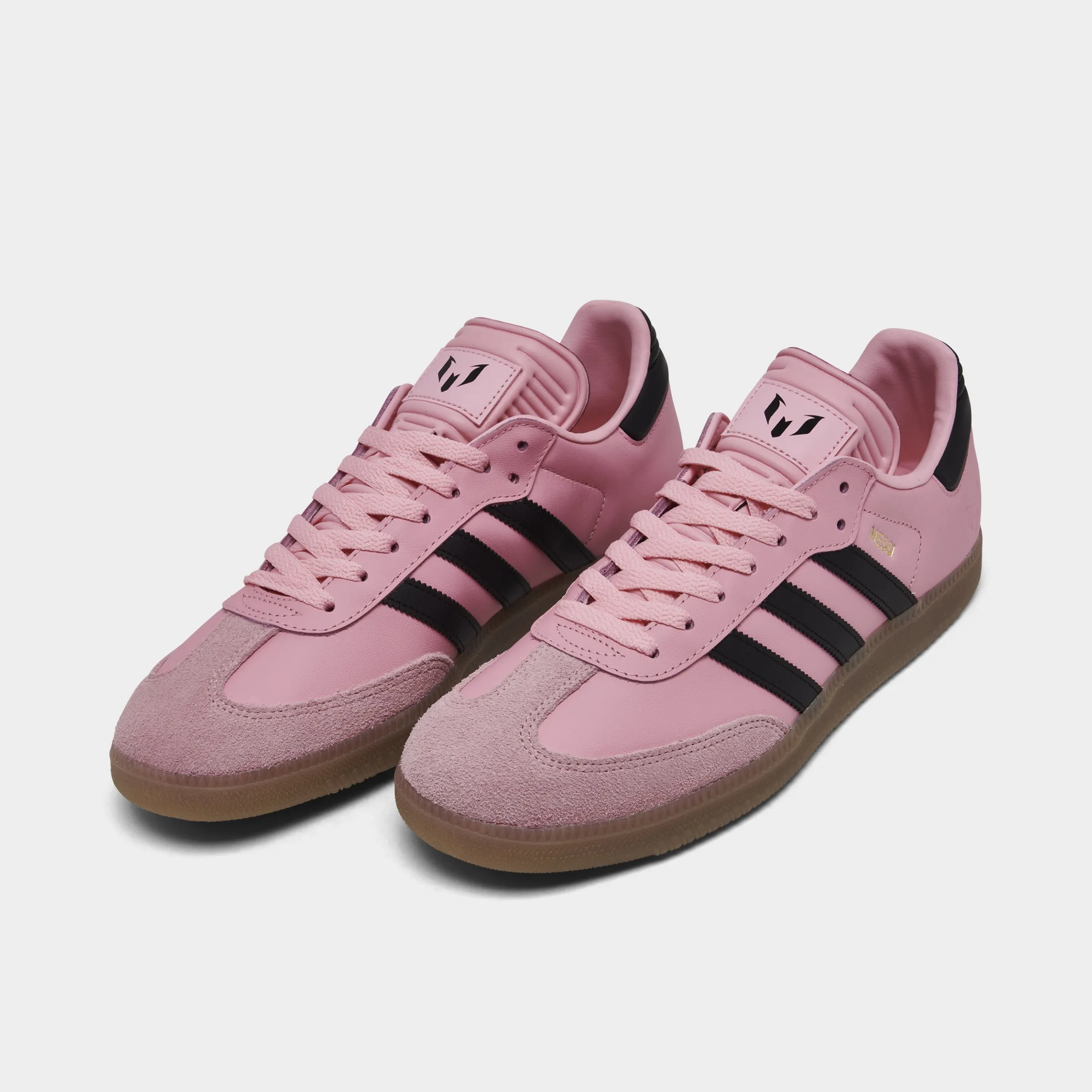 adidas Samba Messi Light Pink / Black Recycled Fiber Upper