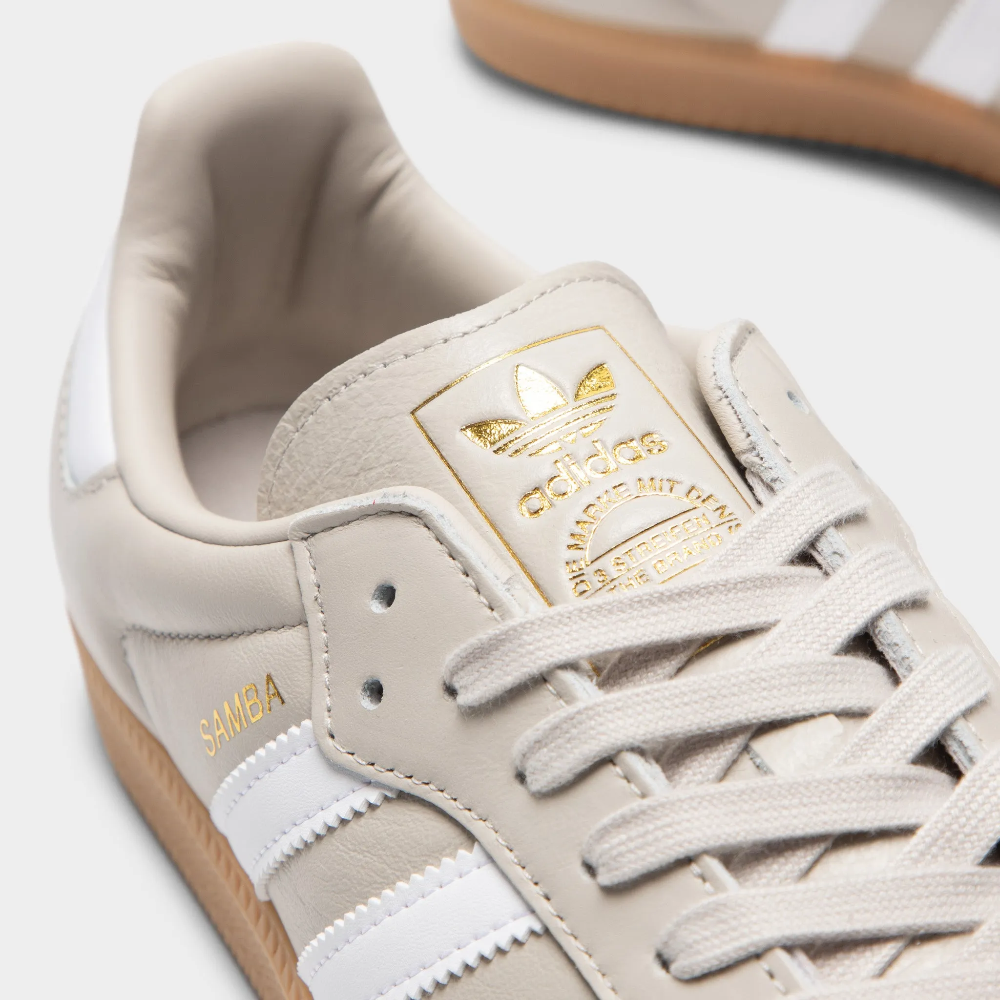 Adidas Samba OG Alluminum / White - Gum Home Comfort