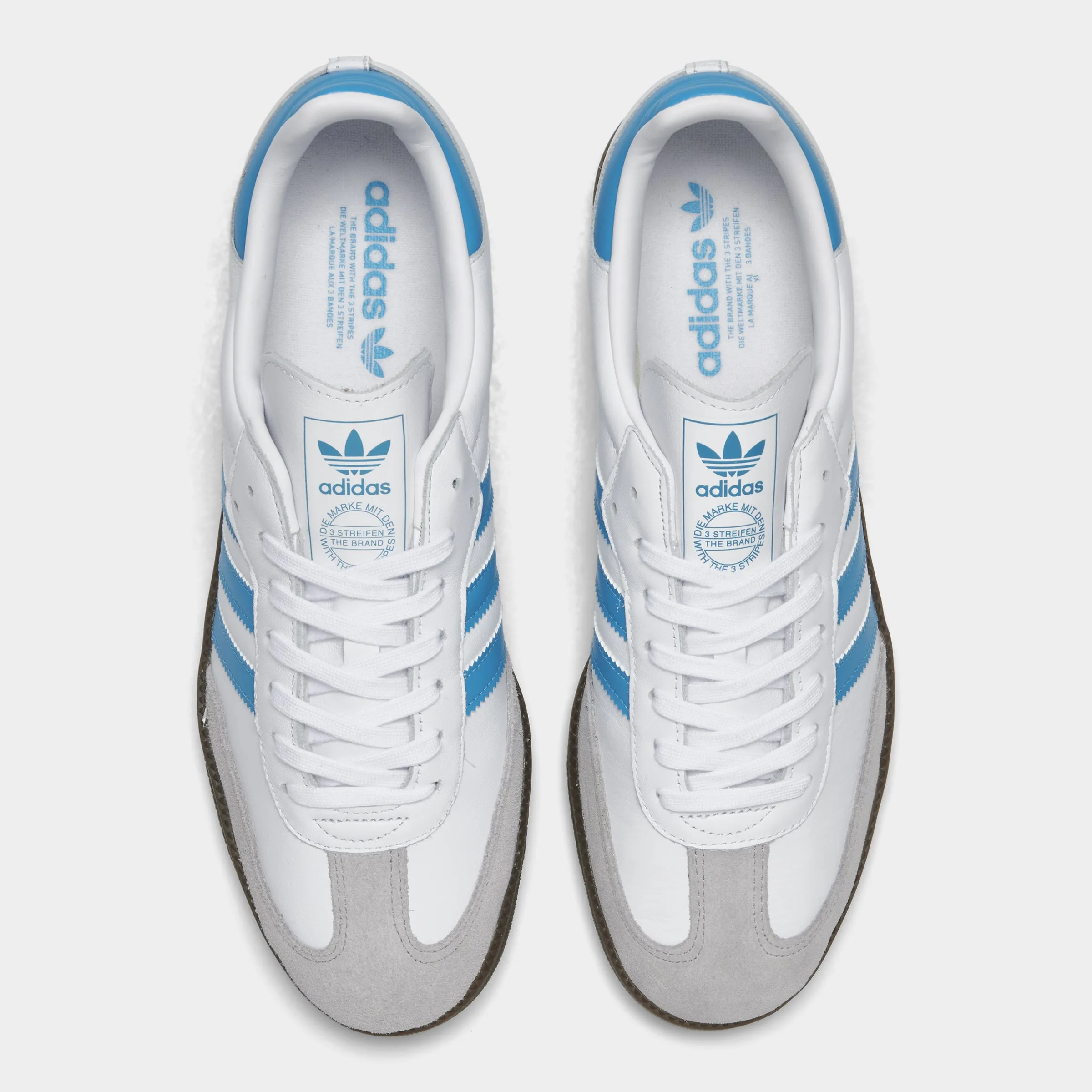 Ventilated Footbed System adidas Samba OG White / Blue - Gum