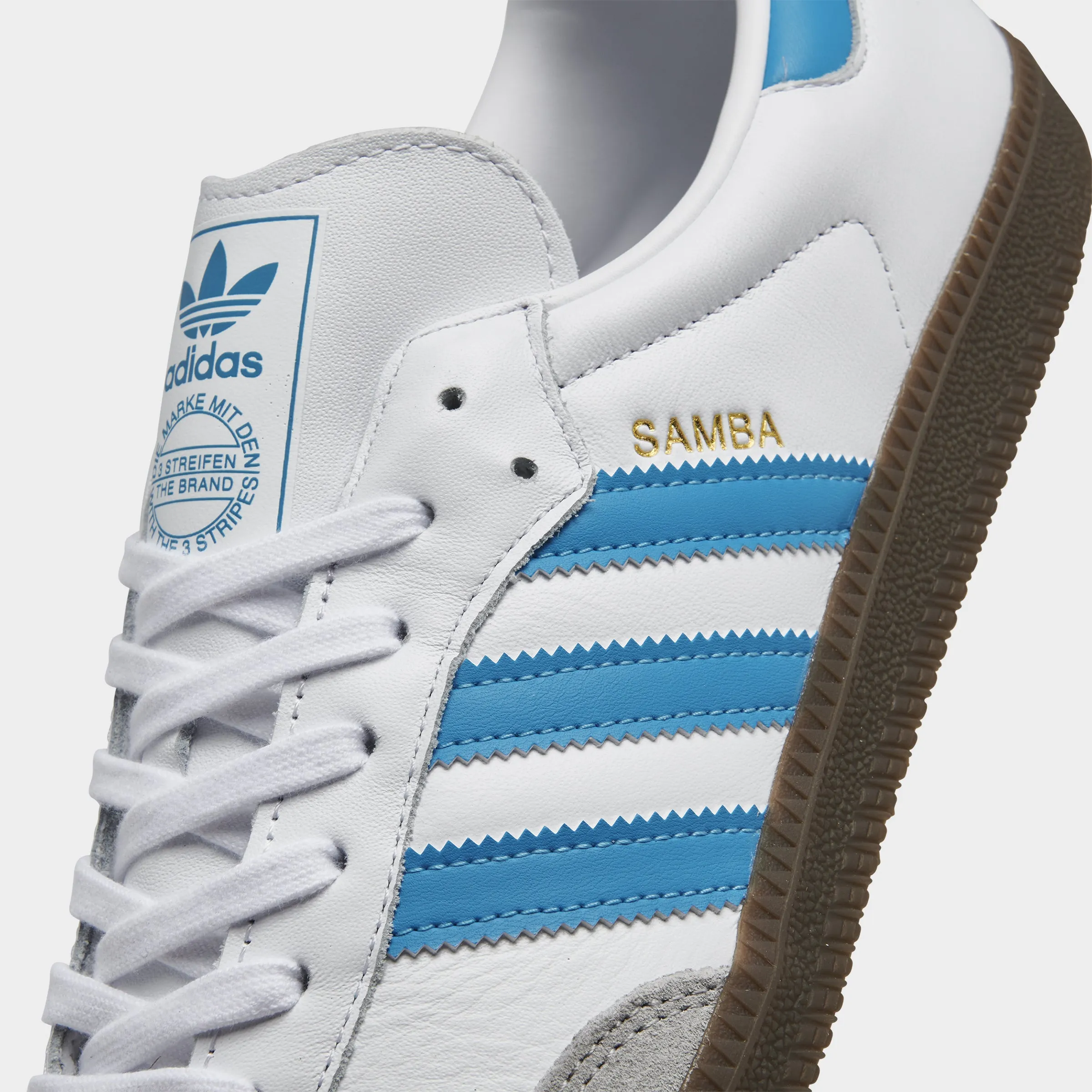 Quick Release adidas Samba OG White / Blue - Gum