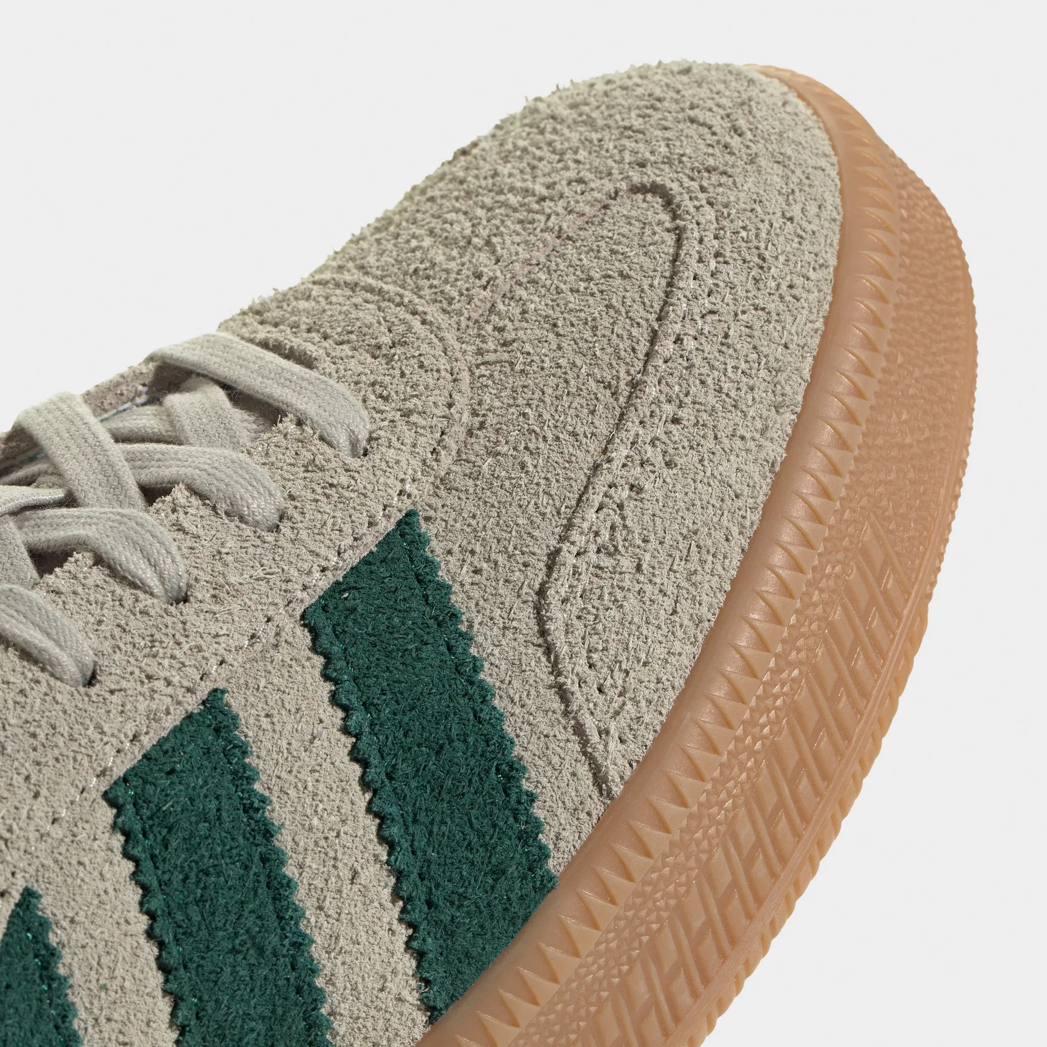 Anti Odor Coating adidas Samba XLG Putty Grey / Collegiate Green - Gum
