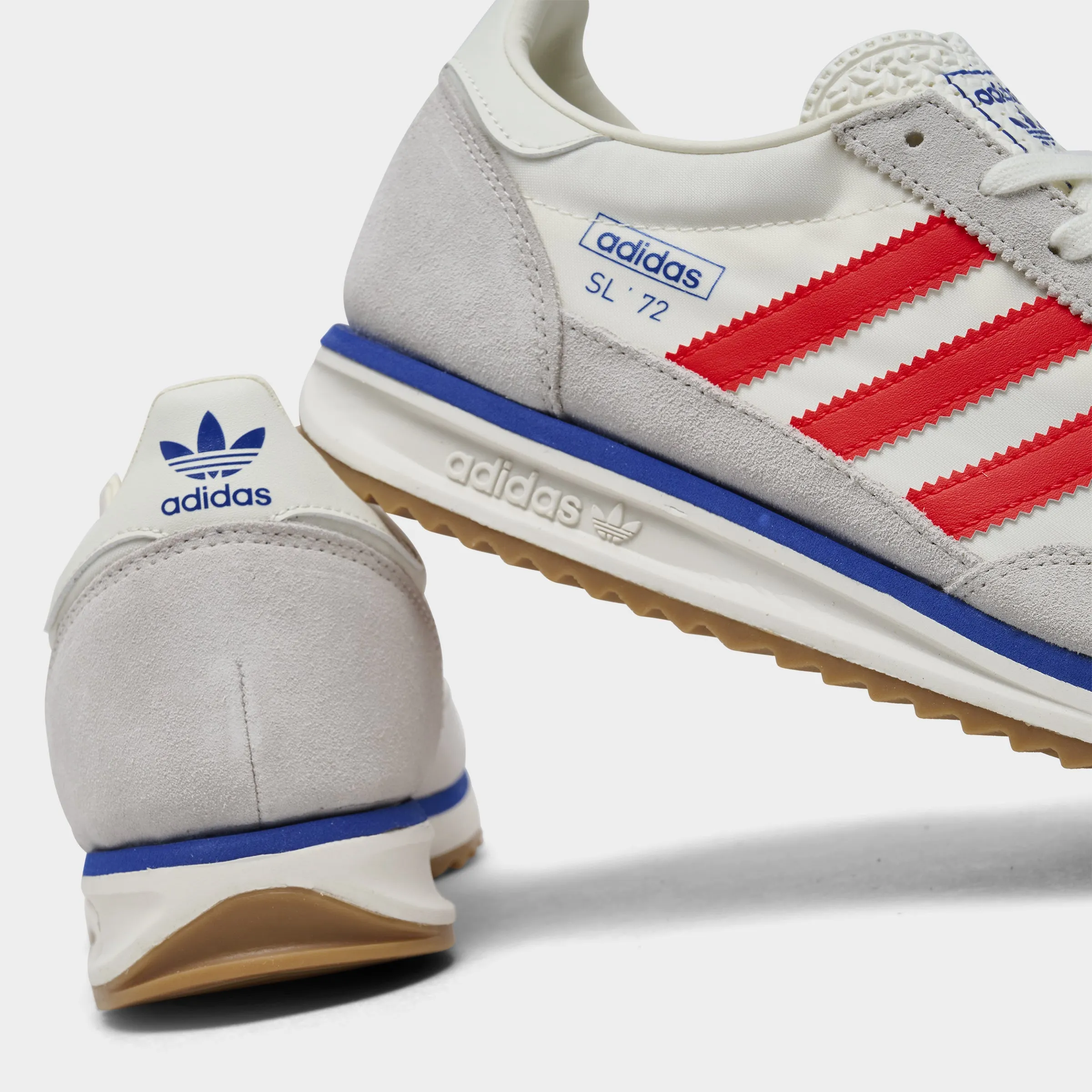High Top Look Treadmill Optimized adidas SL 72 RS White / Red - Blue