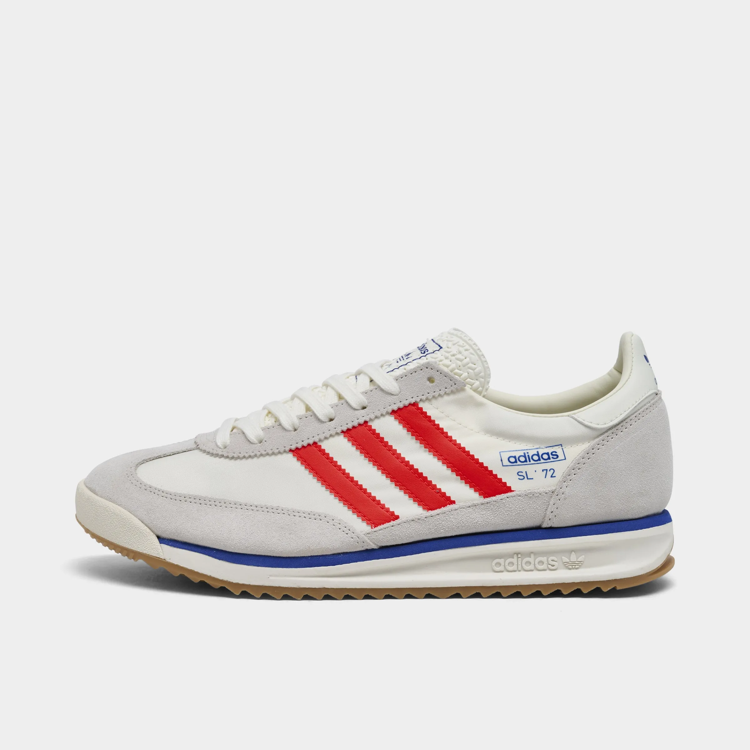 Clean Stitching FoamMidsole adidas SL 72 RS White / Red - Blue
